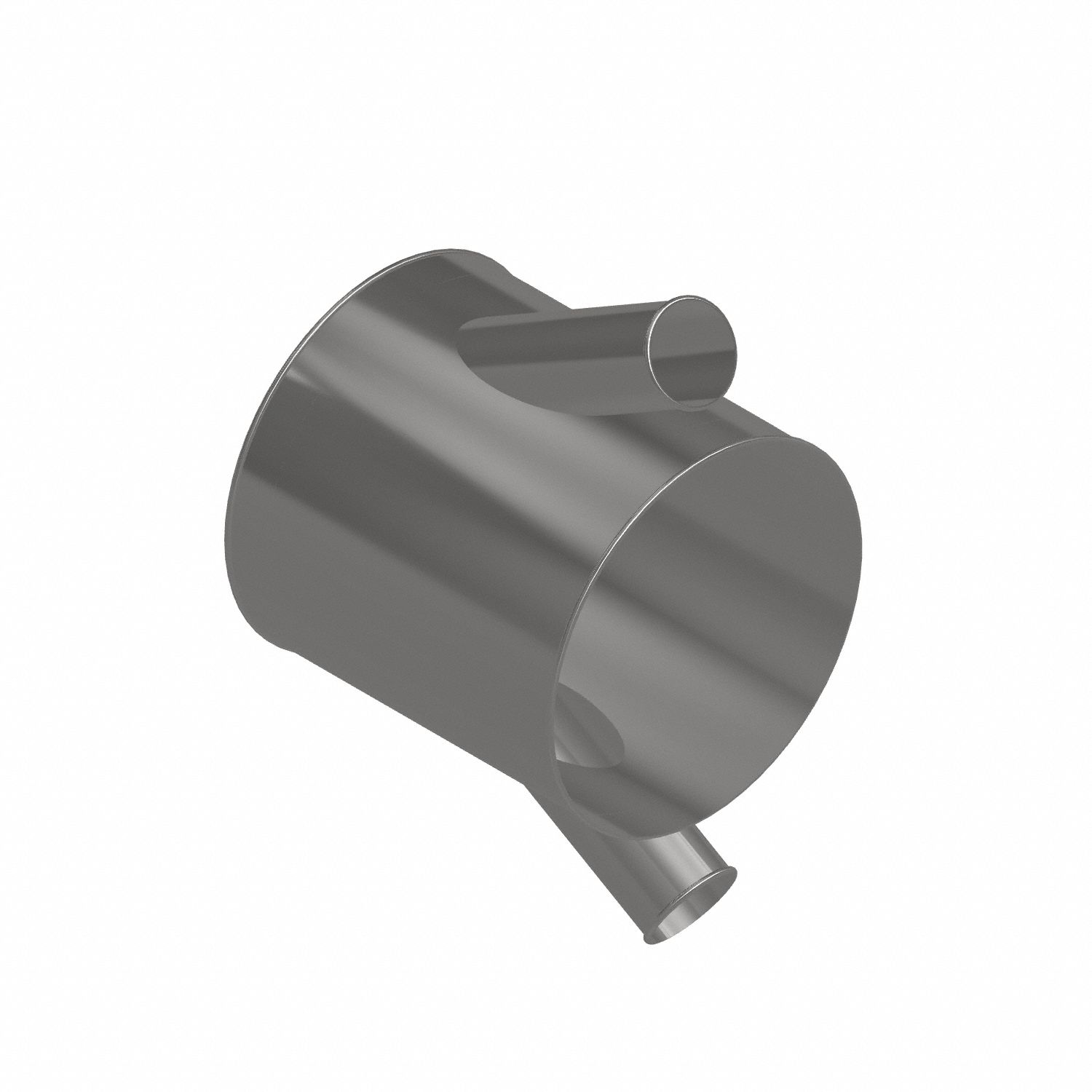 Dust Collection Duct and Fittings: Steel, For 4 in_16 in Duct Dia, 17 in Overall Lg, 30° Angle