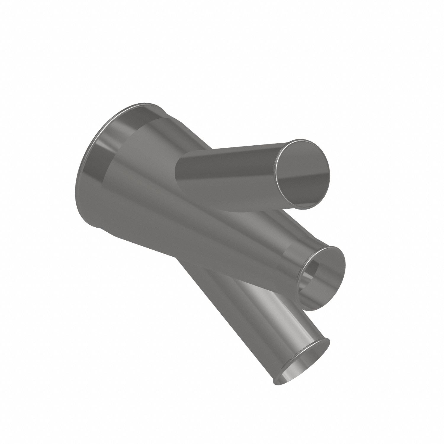 Dust Collection Duct and Fittings: Stainless Steel, For 4 in_8 in Duct Dia, 17 in Overall Lg