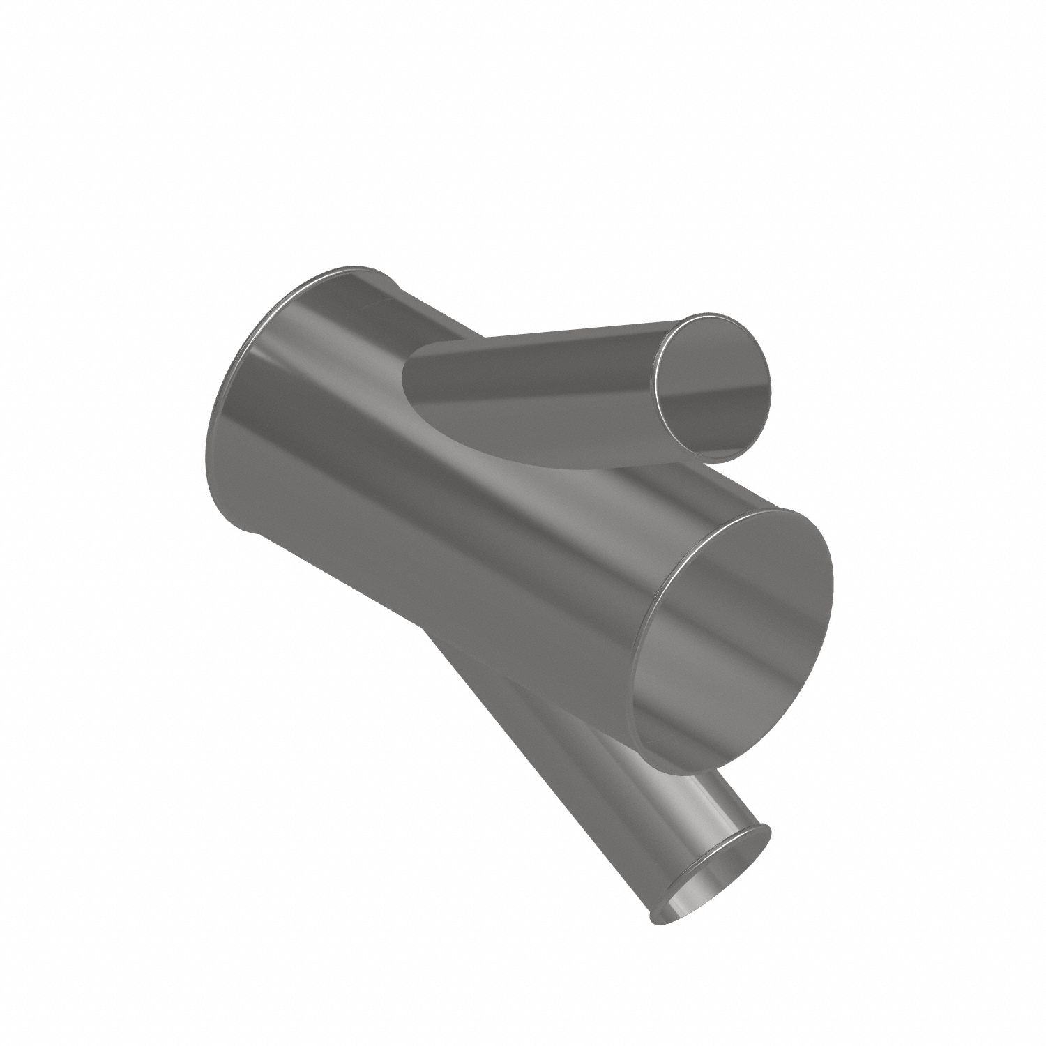 Dust Collection Duct and Fittings: Stainless Steel, For 4 in_8 in Duct Dia, 17 in Overall Lg
