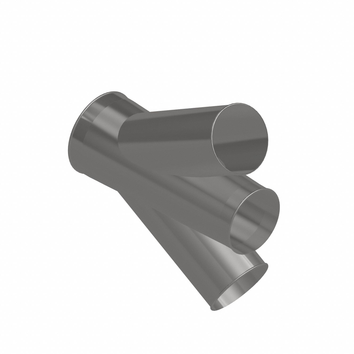 Dust Collection Duct and Fittings: Stainless Steel, For 8 in_10 in Duct Dia, 25 in Overall Lg
