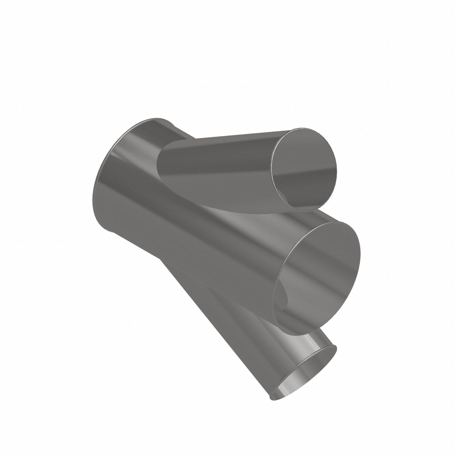 Dust Collection Duct and Fittings: Stainless Steel, For 8 in_12 in Duct Dia, 25 in Overall Lg