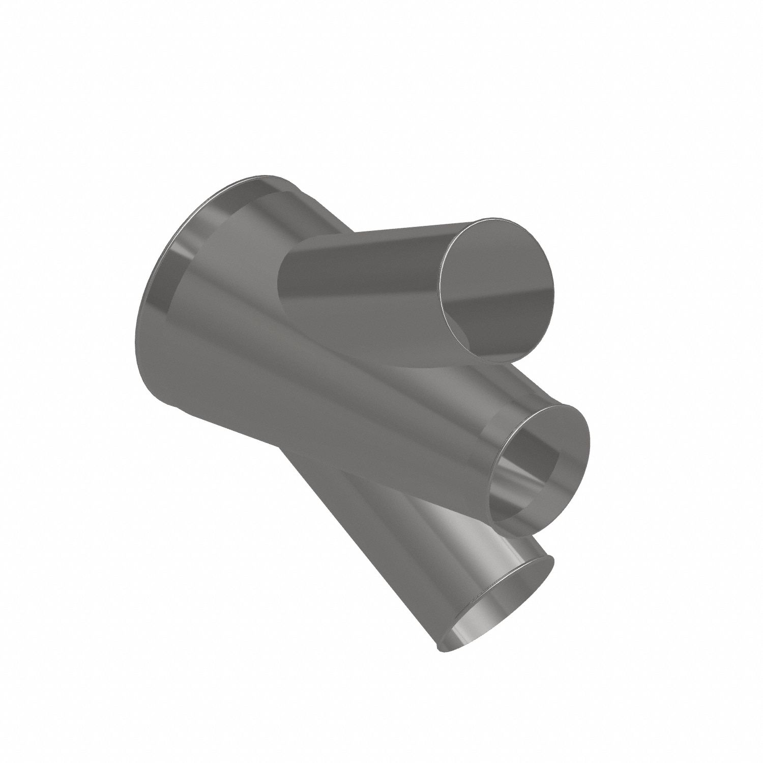 Dust Collection Duct and Fittings: Stainless Steel, For 8 in_14 in Duct Dia, 25 in Overall Lg