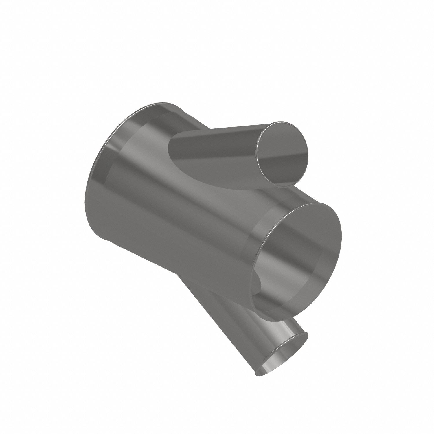 Dust Collection Duct and Fittings: Stainless Steel, For 6 in_12 in_14 in Duct Dia, 21 in Overall Lg