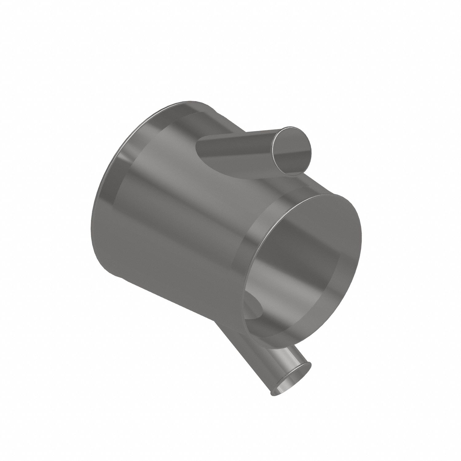 Dust Collection Duct and Fittings: Stainless Steel, For 4 in_14 in_16 in Duct Dia, 17 in Overall Lg