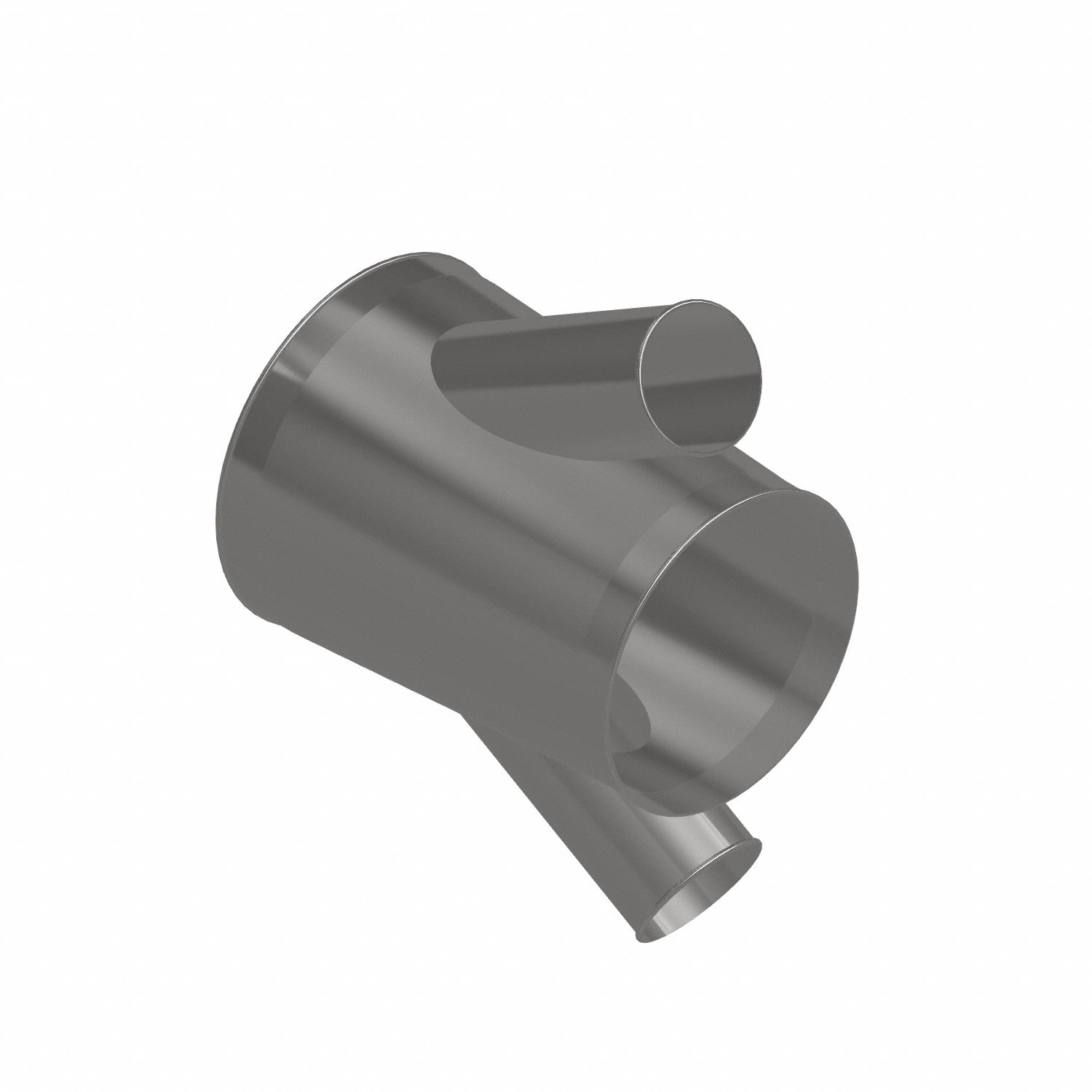 Dust Collection Duct and Fittings: Stainless Steel, For 6 in_14 in_16 in Duct Dia, 21 in Overall Lg