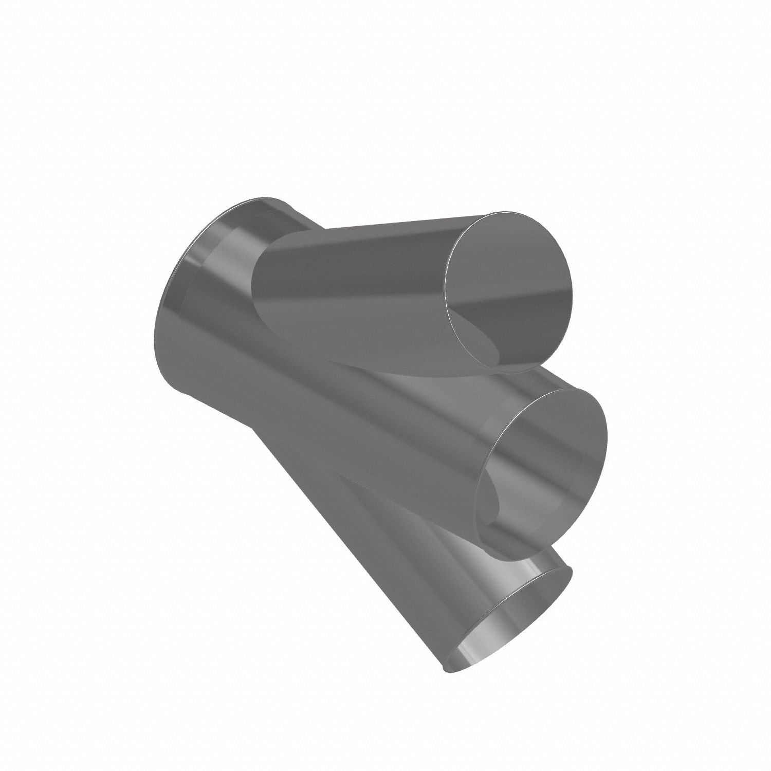 Dust Collection Duct and Fittings: Stainless Steel, For 12 in_14 in_16 in Duct Dia, 33 in Overall Lg