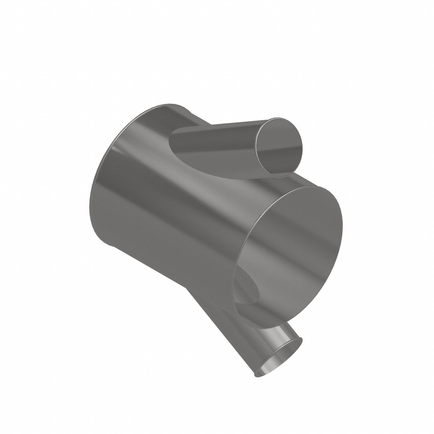 Dust Collection Duct and Fittings: Stainless Steel, For 6 in_16 in Duct Dia, 21 in Overall Lg