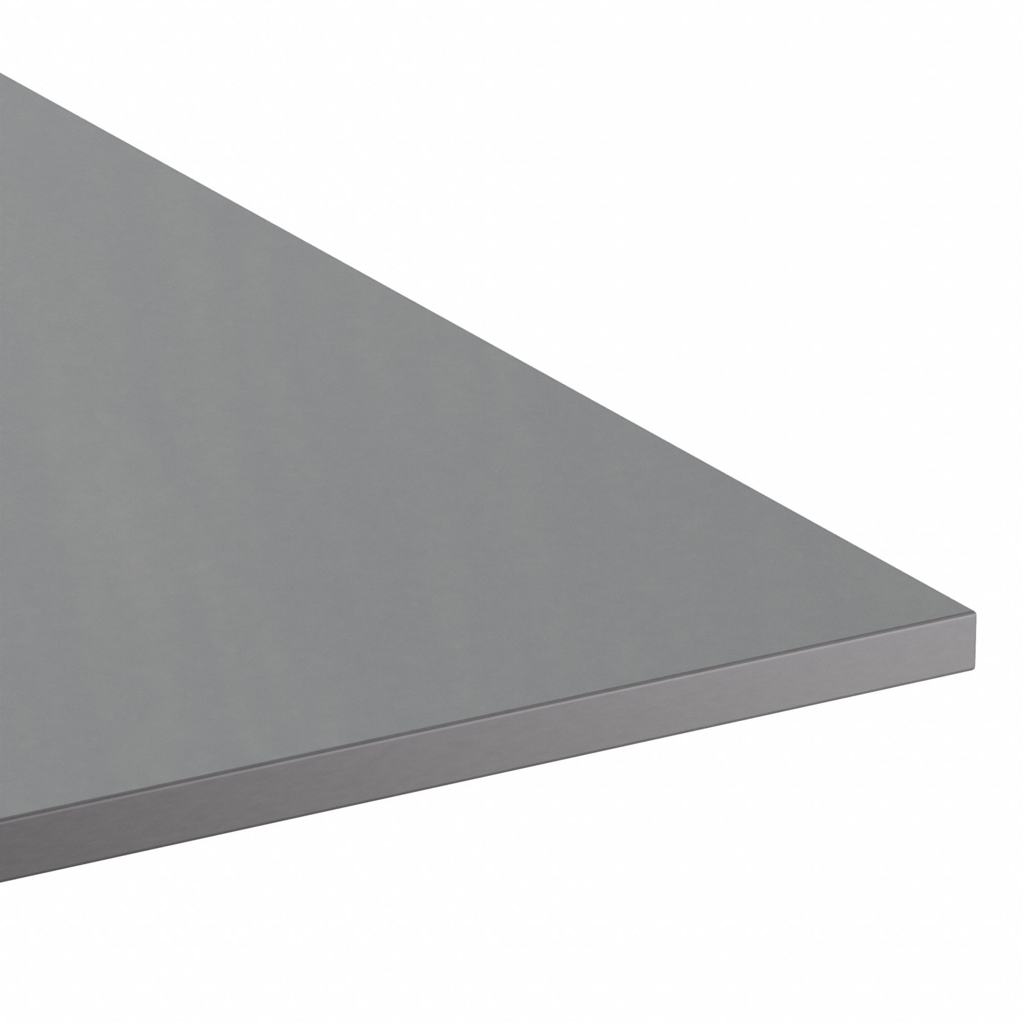 Fiberglass Sheet: 4 ft Overall Wd, 4 ft Overall Lg, 0.125 in Thick, Dark Gray, Smooth