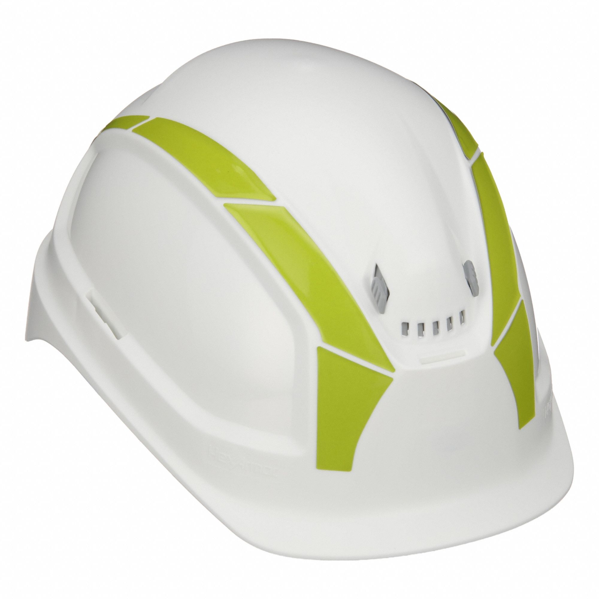 Front Brim,  Safety Helmets,  Type 1, Class C ANSI Classification,  Ratchet (6-Point),  White