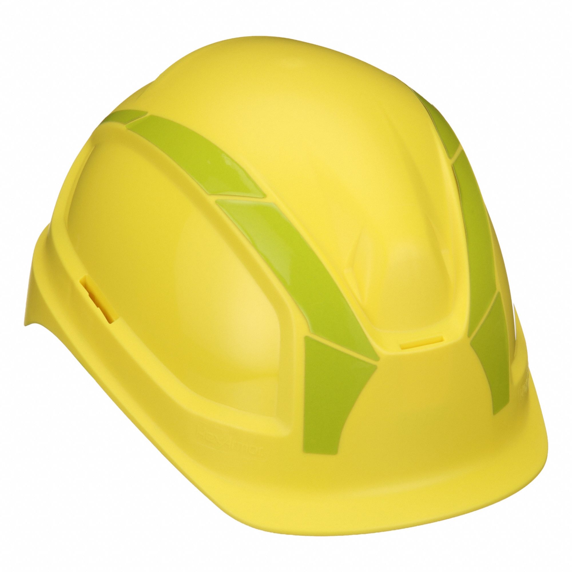 Front Brim,  Safety Helmets,  Type 1, Class E ANSI Classification,  Ratchet (6-Point),  Yellow