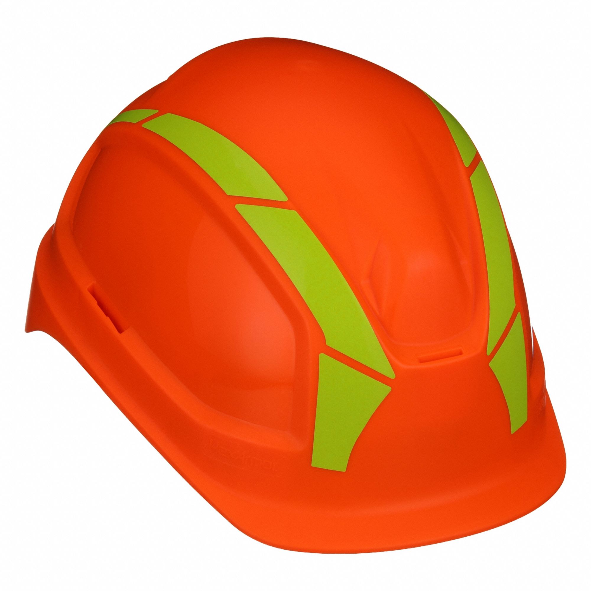 Front Brim,  Safety Helmets,  Type 1, Class E ANSI Classification,  Ratchet (6-Point),  Orange