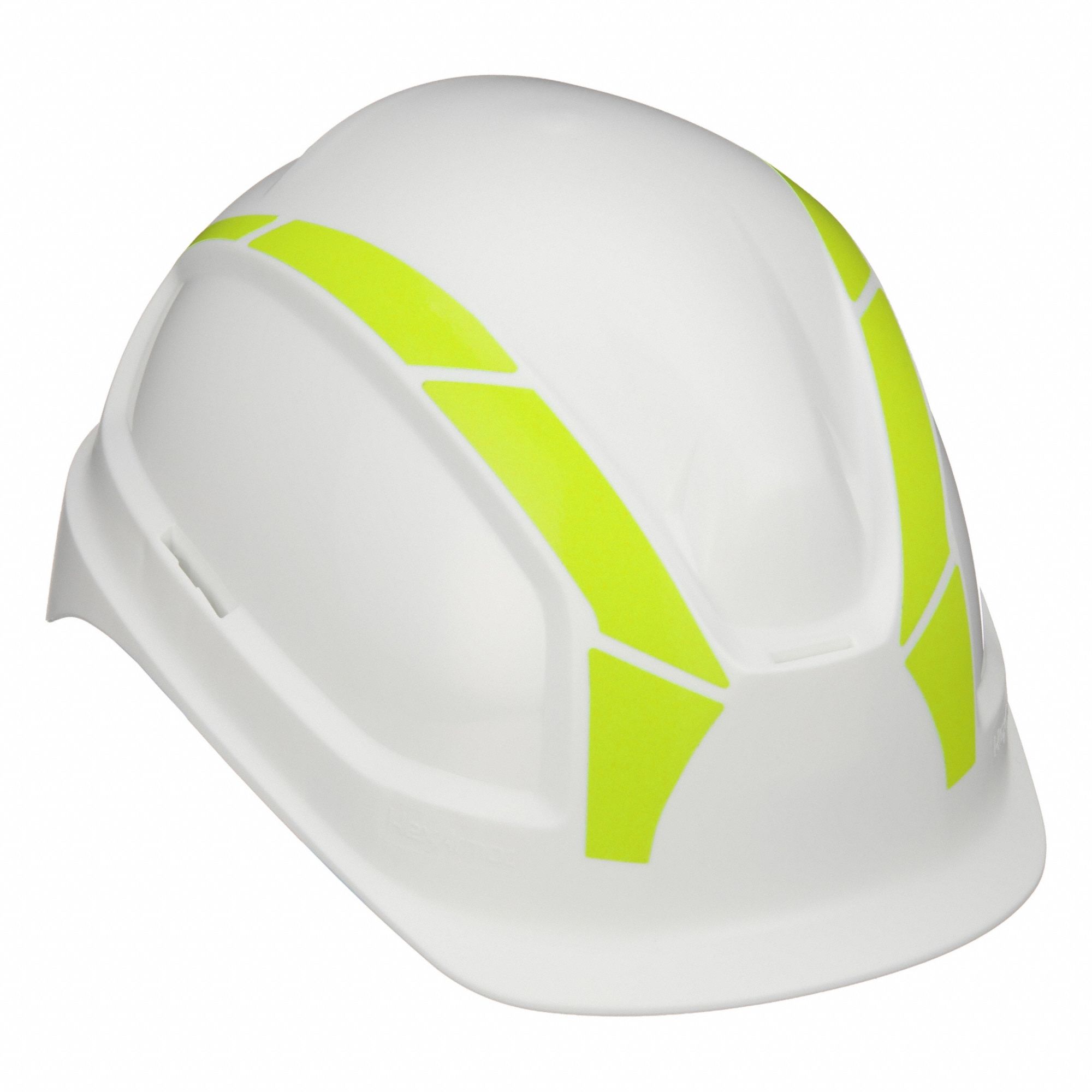 Front Brim,  Safety Helmets,  Type 1, Class E ANSI Classification,  Ratchet (6-Point),  White