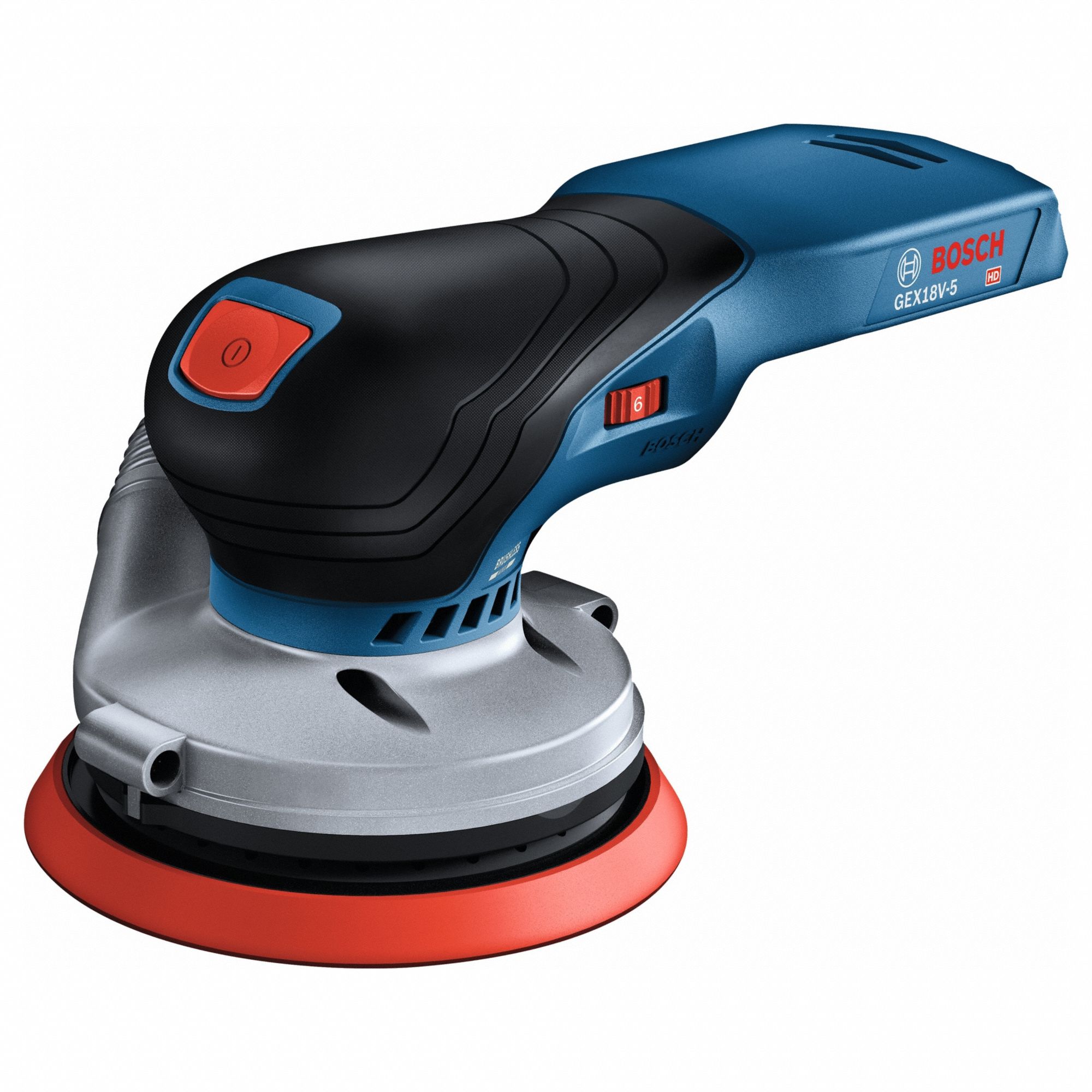 Random Orbit Sander: CORE18V, Bare Tool, 5 in Dia, Random Orbital, Hook and Loop, Palm Grip