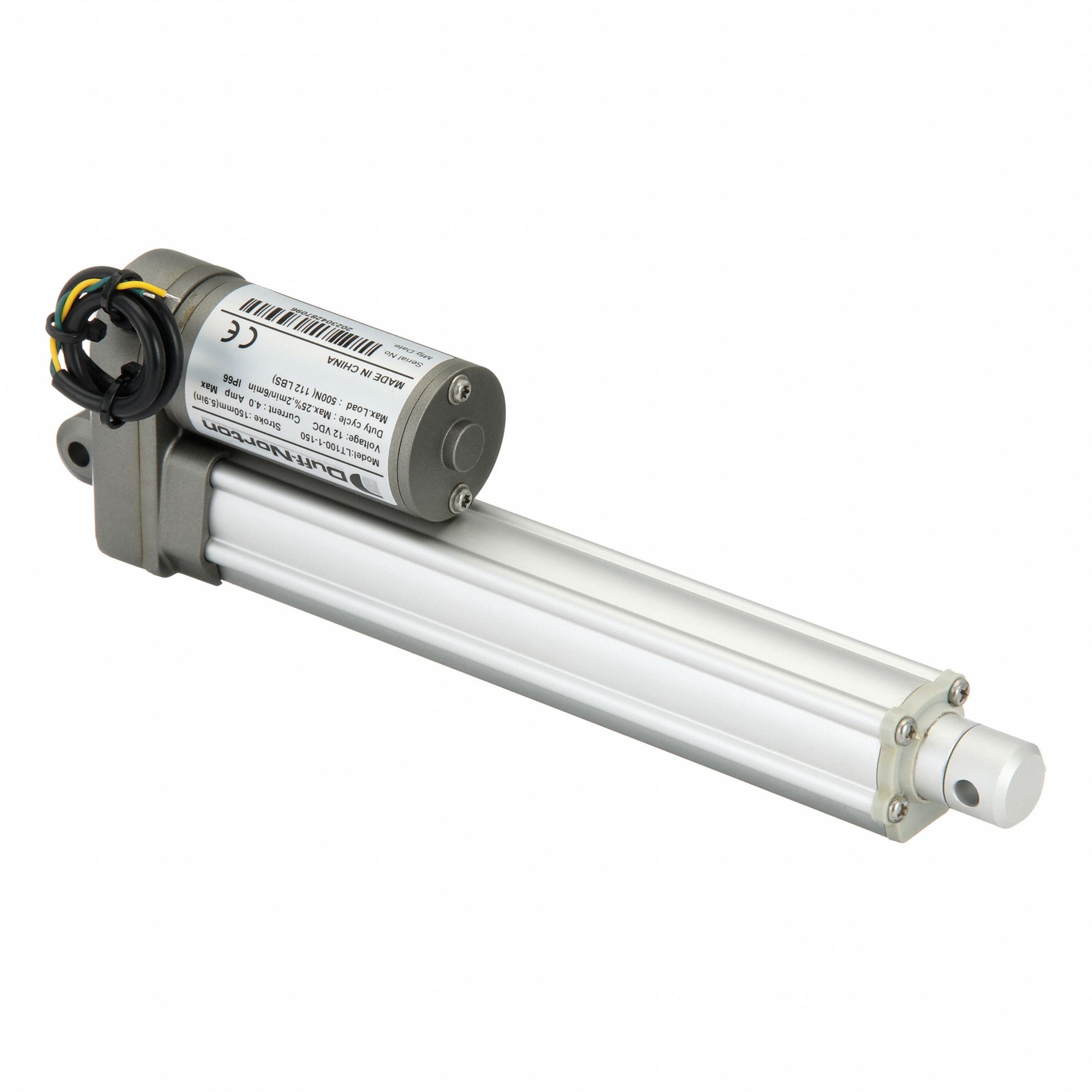 Linear Actuator: LT, 112 lbf Rated Load, 5.9 in Stroke, 12V DC, IP66