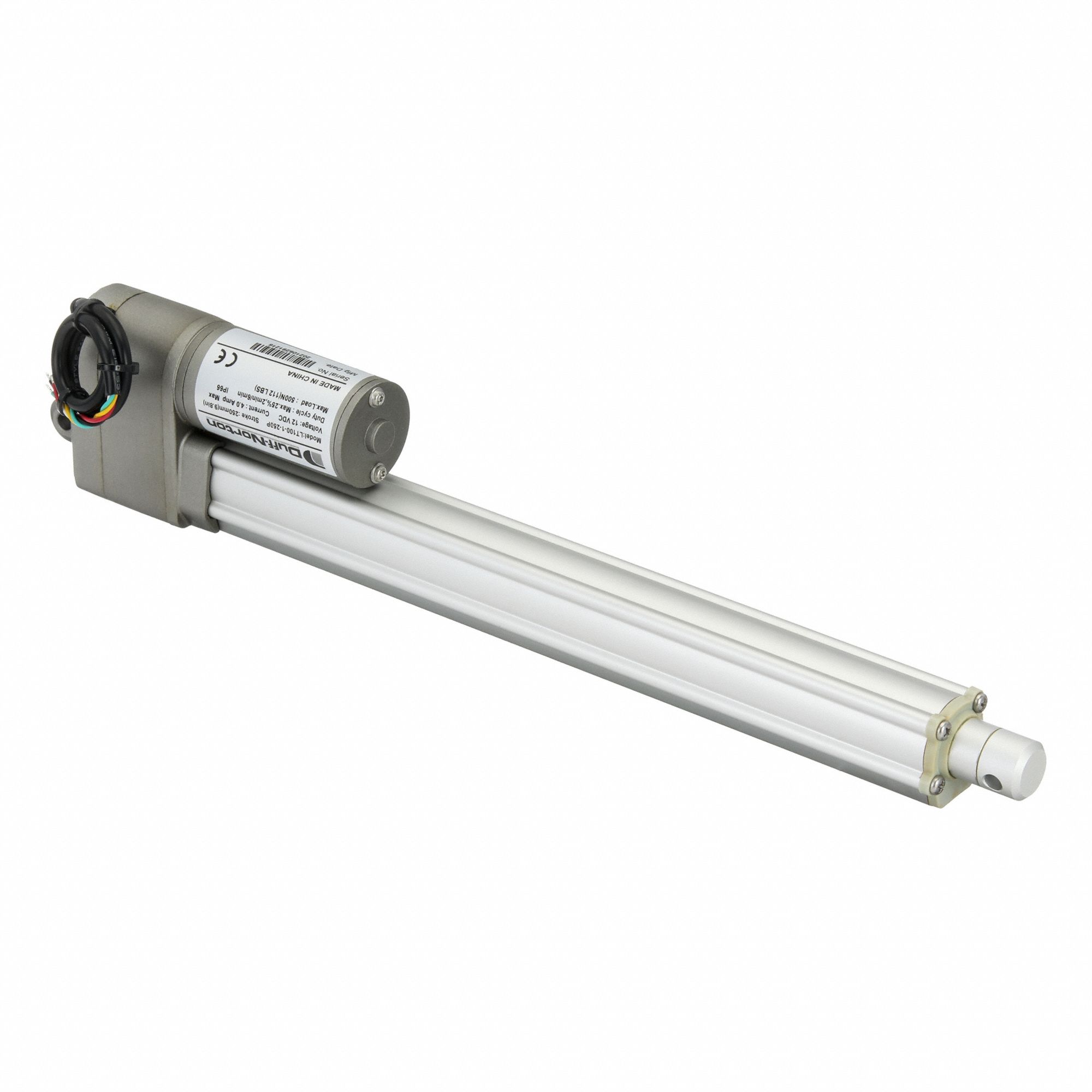 Linear Actuator: LT, 112 lbf Rated Load, 9.8 in Stroke, 12V DC, IP66