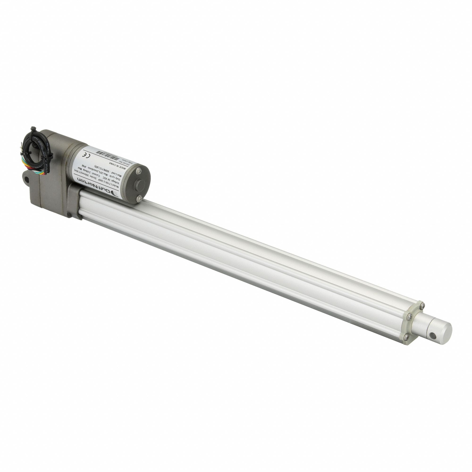 Linear Actuator: LT, 112 lbf Rated Load, 11.8 in Stroke, 24V DC, IP66