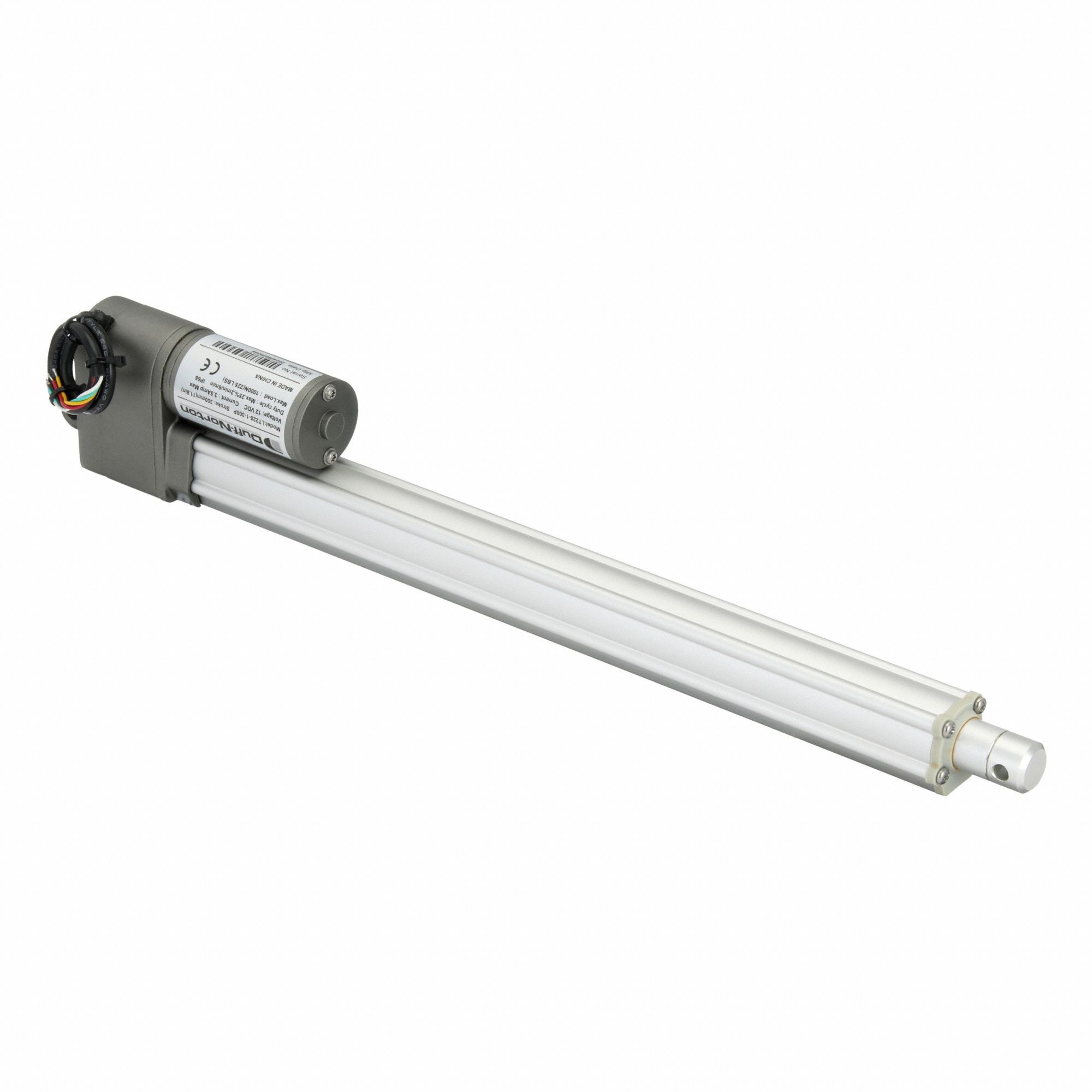 Linear Actuator: LT, 225 lbf Rated Load, 11.8 in Stroke, 12V DC, IP66