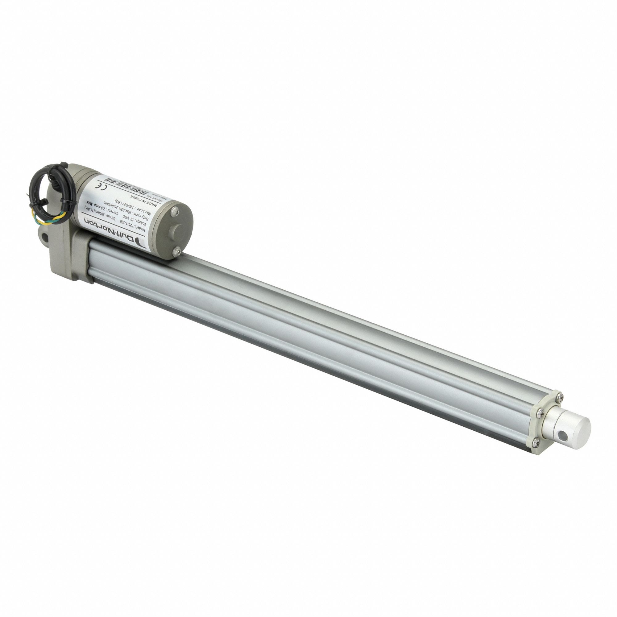 Linear Actuator: LT, 27 lbf Rated Load, 11.8 in Stroke, 12V DC, IP66