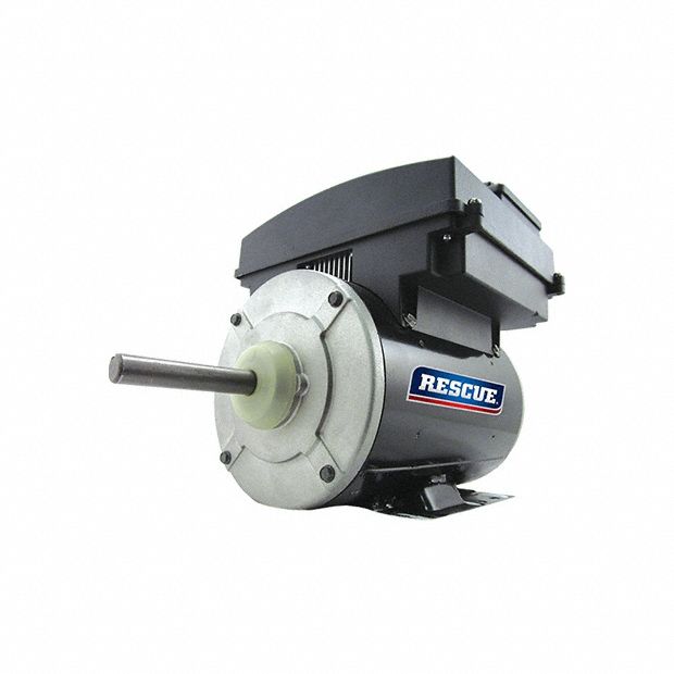 Condenser Fan Motor: Rigid Base Mount, Totally Enclosed Air-Over, 1 Speed, 208-230V AC