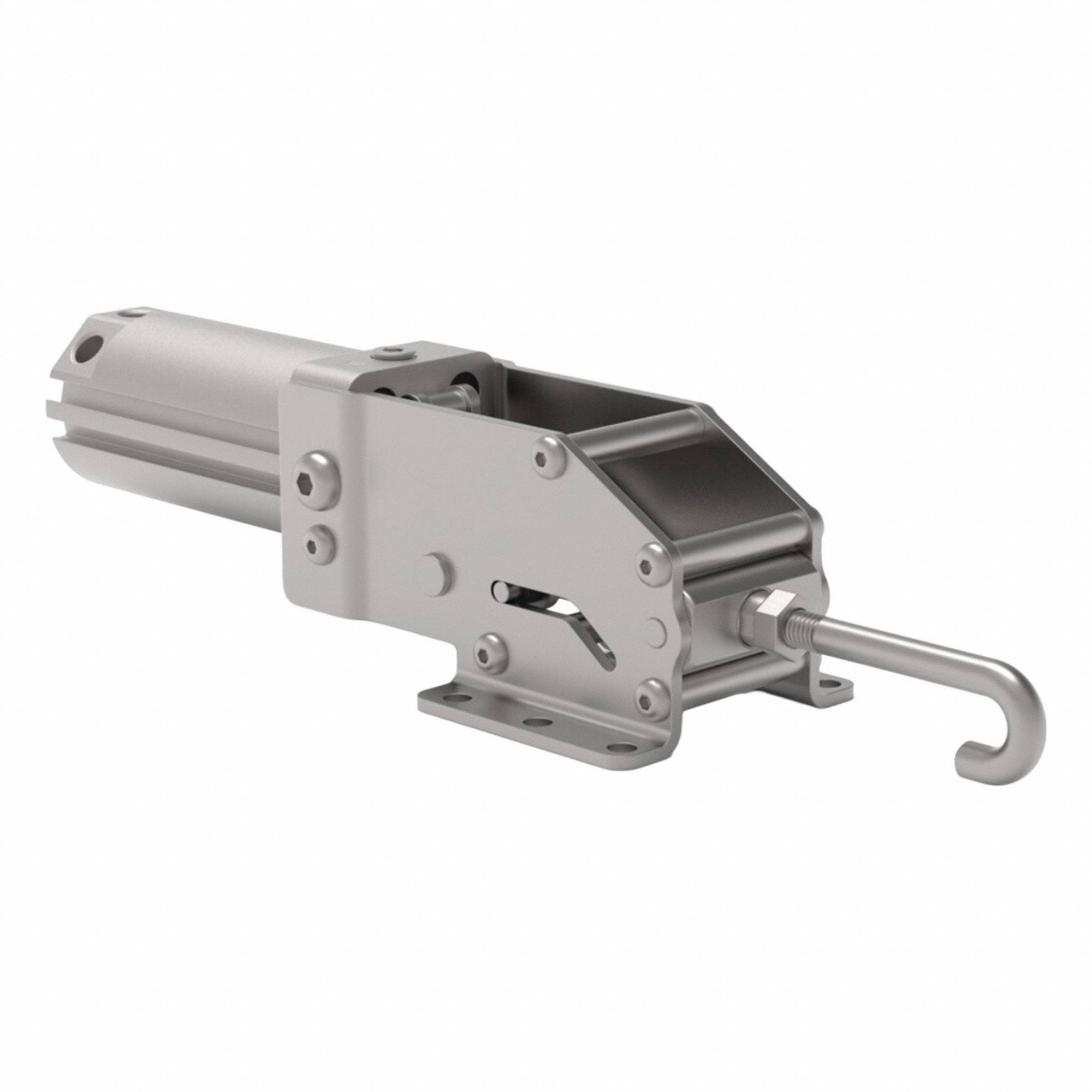 Pneumatic Toggle Clamp: 409 lbf Capacity, 1/8 in G