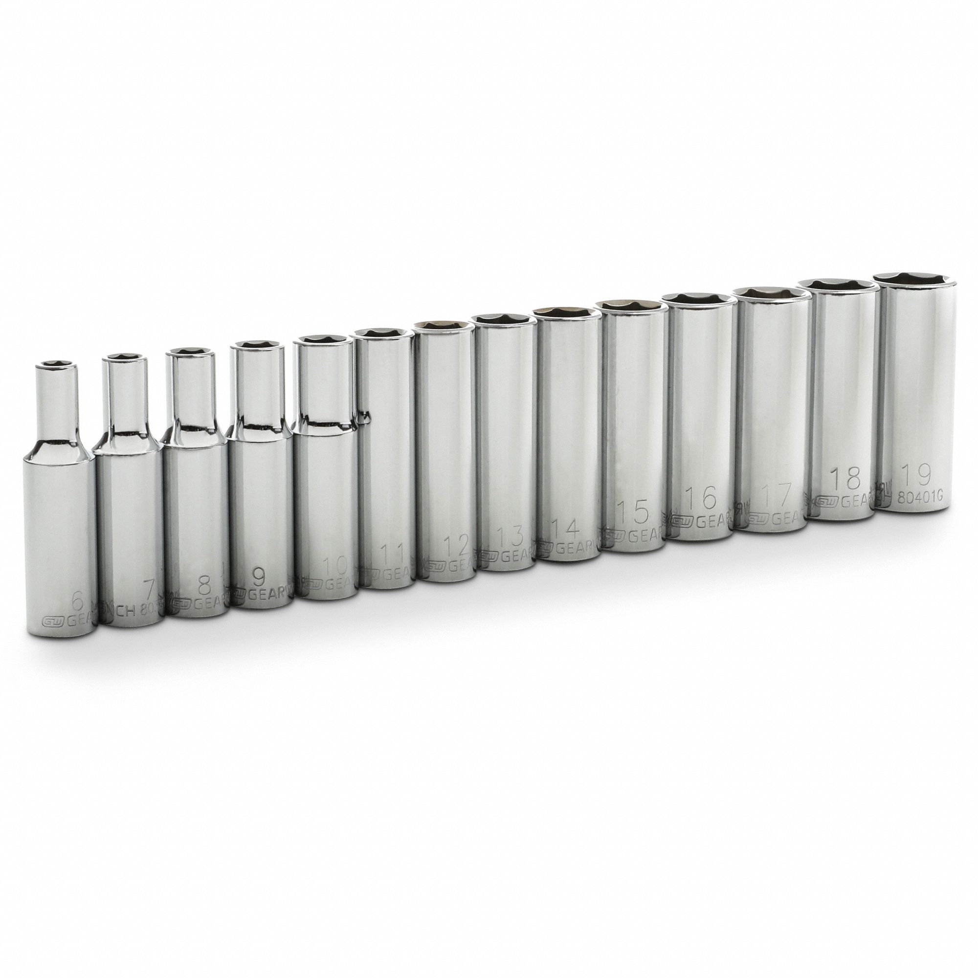 Set skt dp met 3/8dr 6pt 14pc