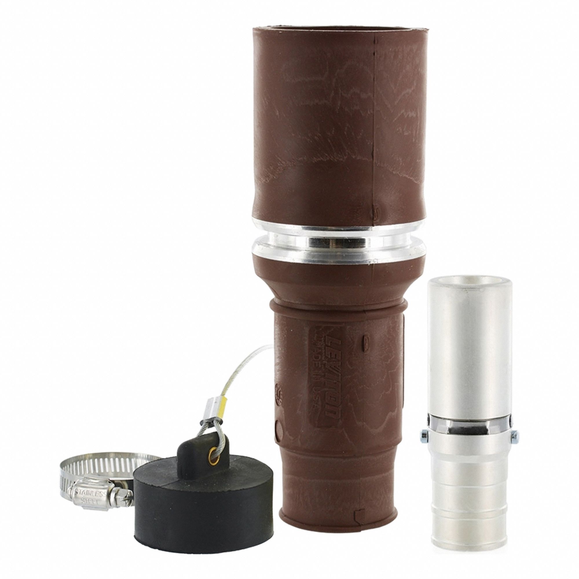 Single Pole Male Connector: Female Connector, 898 A, Brown