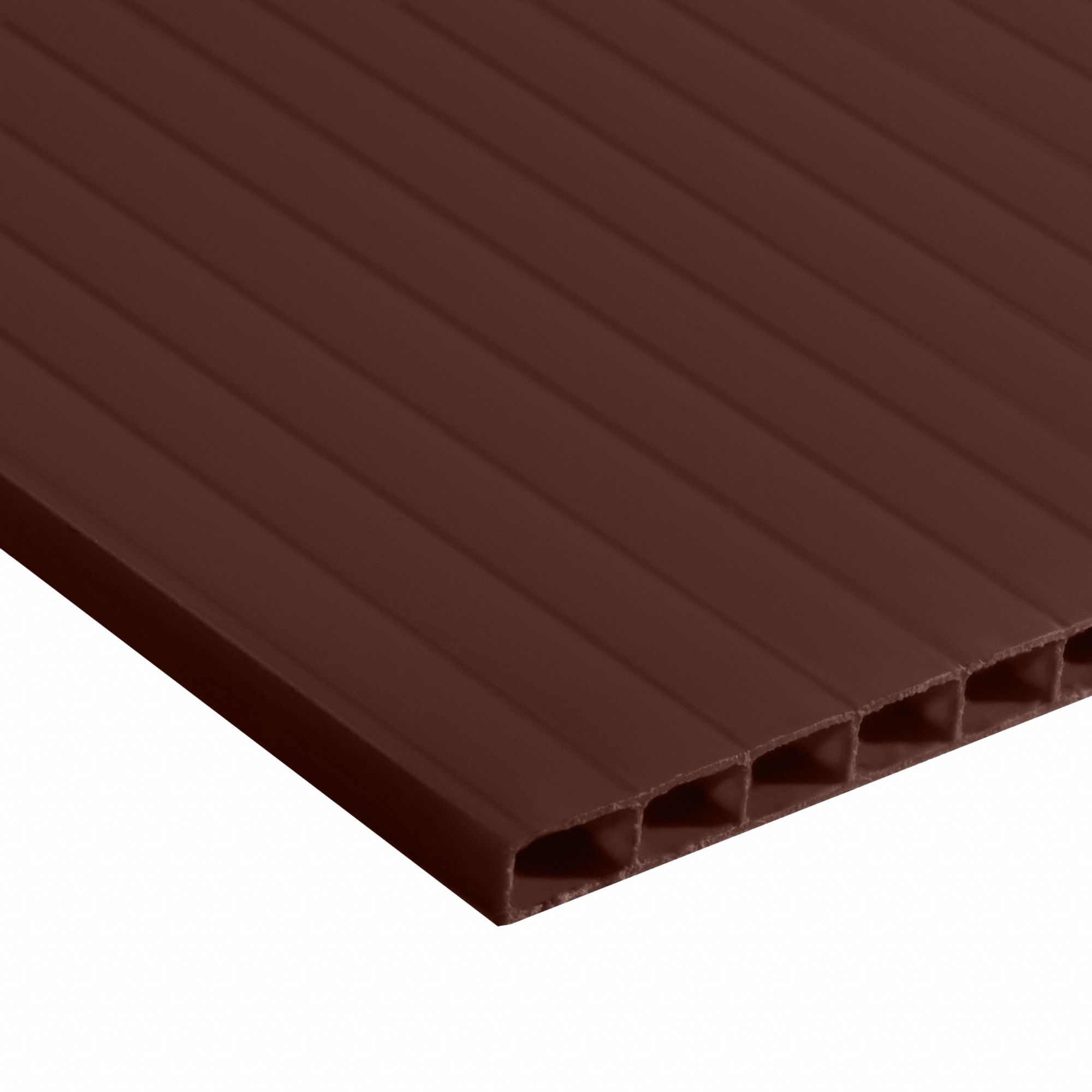Polypropylene Sheet: 4 mm Thick, 4 ft x 8 ft, Opaque, Brown, 4, 000 psi Tensile Strength