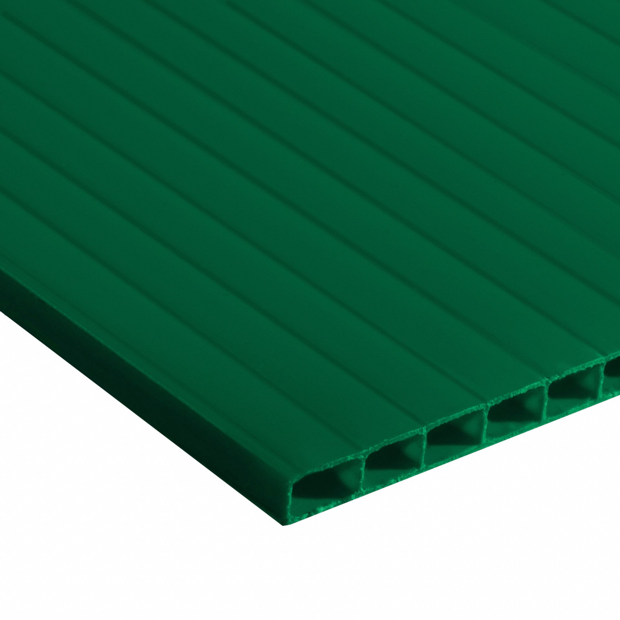 Polypropylene Sheet: 4 mm Thick, 4 ft x 8 ft, Opaque, Green, 4, 000 psi Tensile Strength