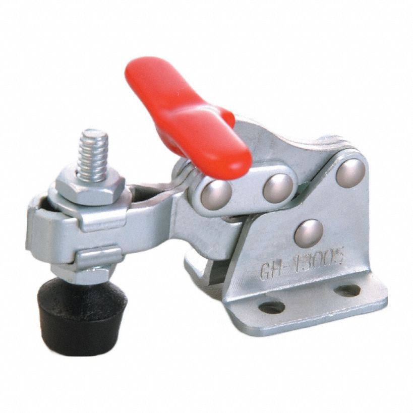 Toggle Clamp: Std Horizontal  Handle, Flange Base Mounting, 1.21 in Arm Lg, Std
