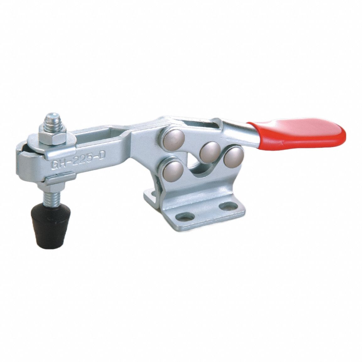 Toggle Clamp: Std Horizontal  Handle, Flange Base Mounting, 2.82 in Arm Lg, Std