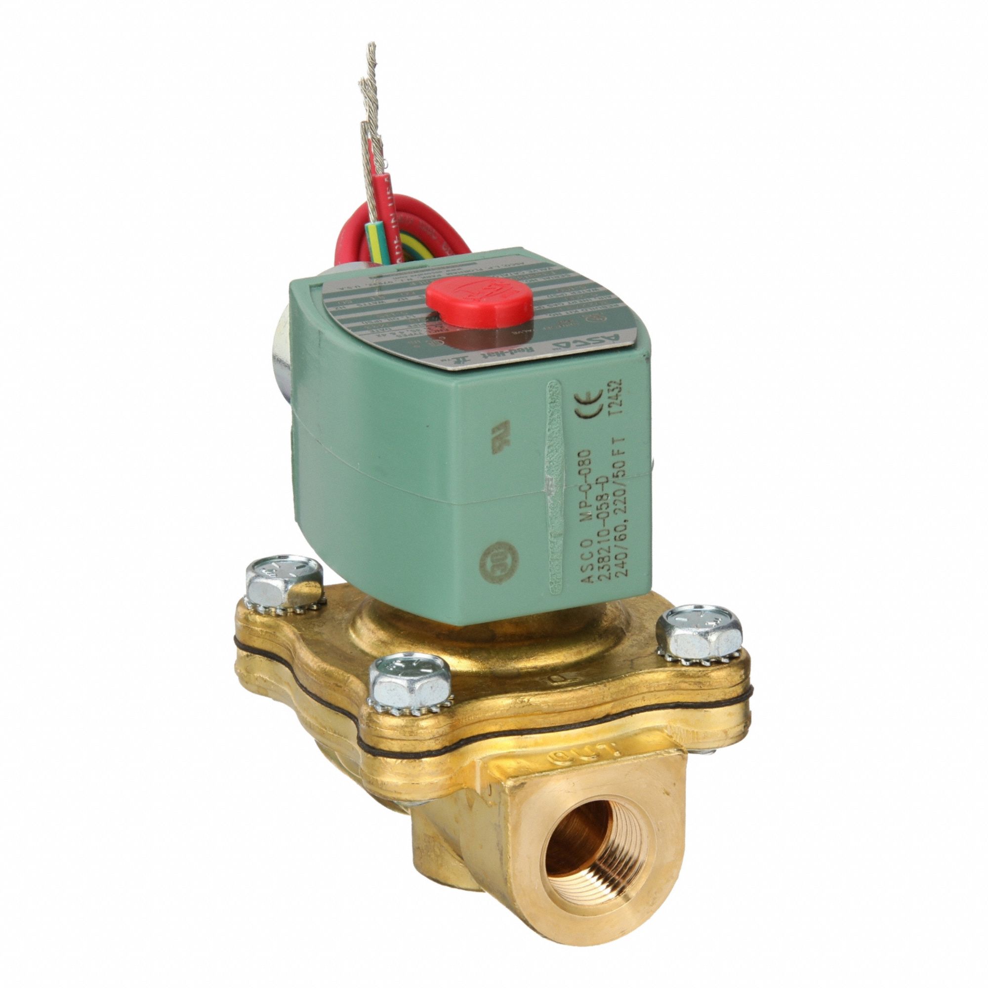 REDHAT, 2-Way, Normally Closed, Solenoid Valve - 806HG8|8210G001LF 240/ ...