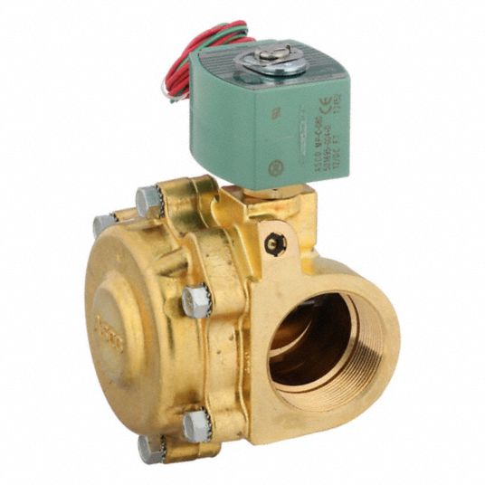 REDHAT, 2-Way, Normally Open, Solenoid Valve - 806HL9|8210G103LF 12/DC ...