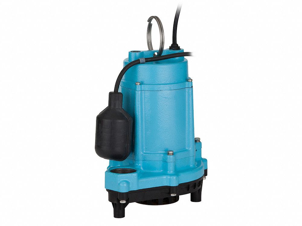 LITTLE GIANT, 1/3, Vertical Float, Sump/Effluent Pump - 806M19|506808 ...