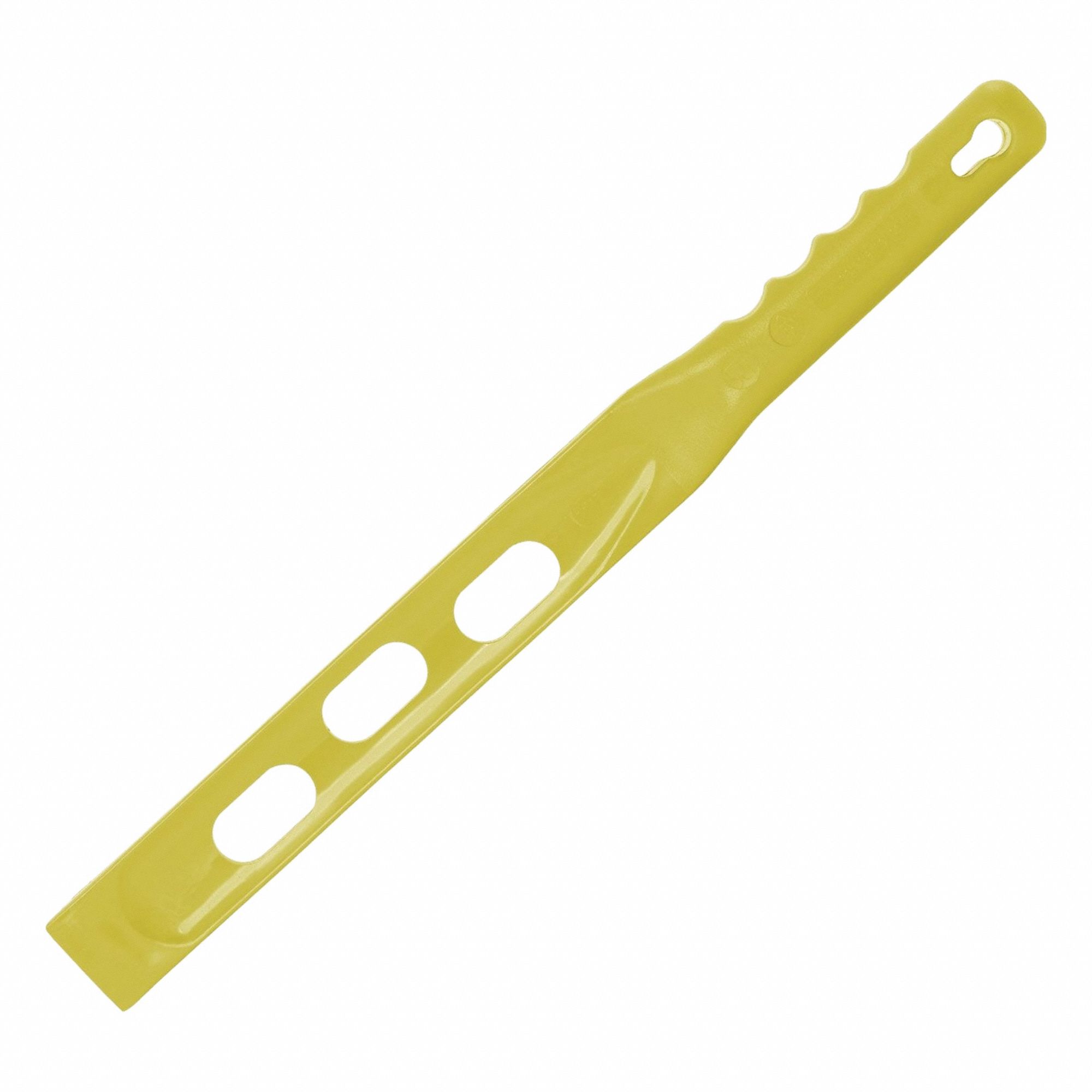 Metal Detectable Scraper: Polypropylene, 10 1/4 in Blade Lg, 16 3/8 in Overall Lg