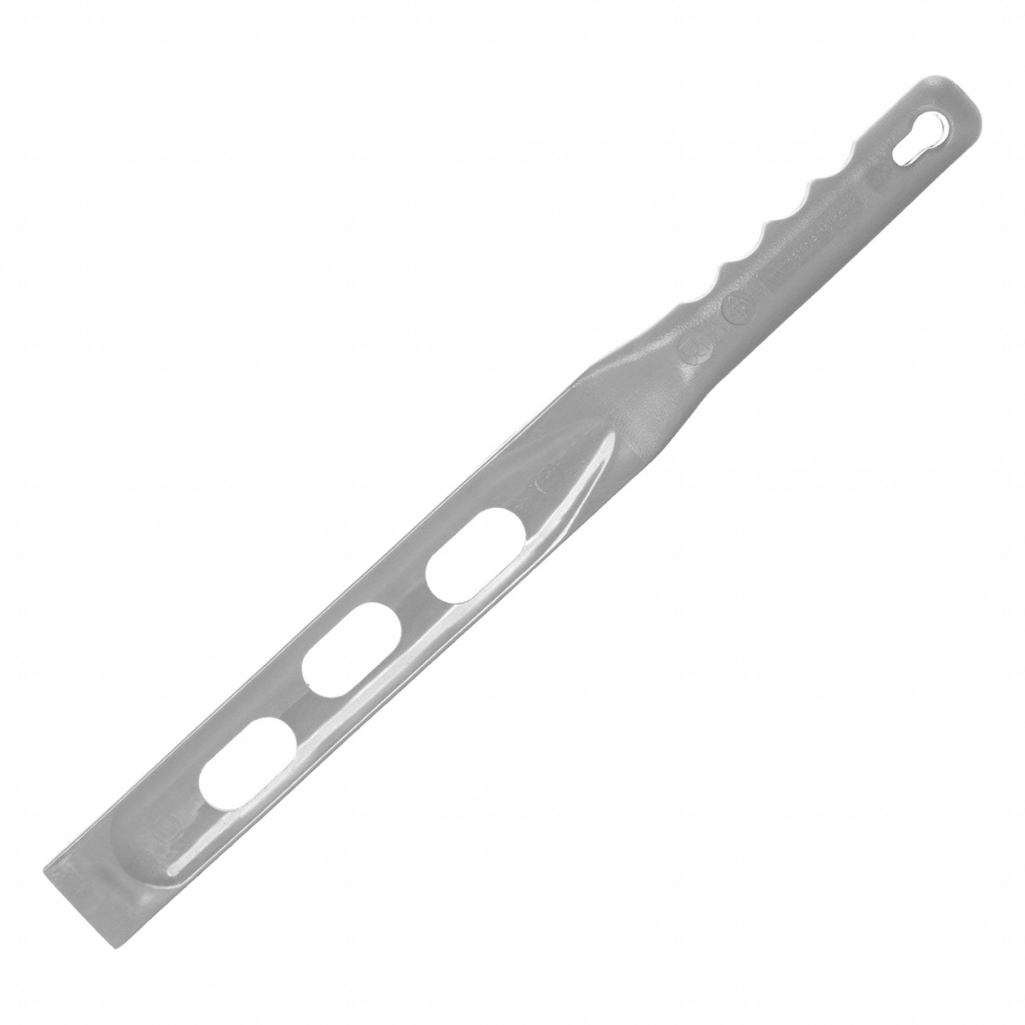 Metal Detectable Scraper: Polypropylene, 10 1/4 in Blade Lg, 16 3/8 in Overall Lg