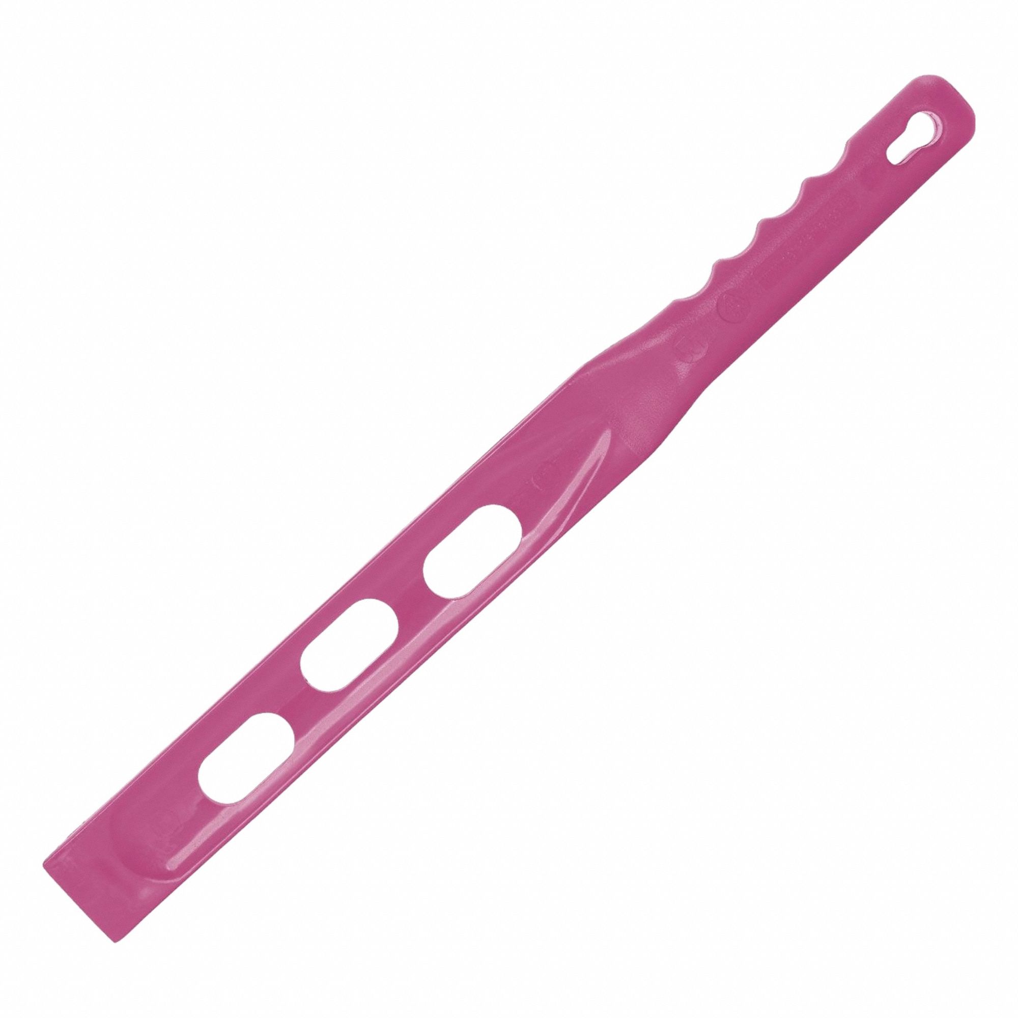 Metal Detectable Scraper: Polypropylene, 10 1/4 in Blade Lg, 16 3/8 in Overall Lg