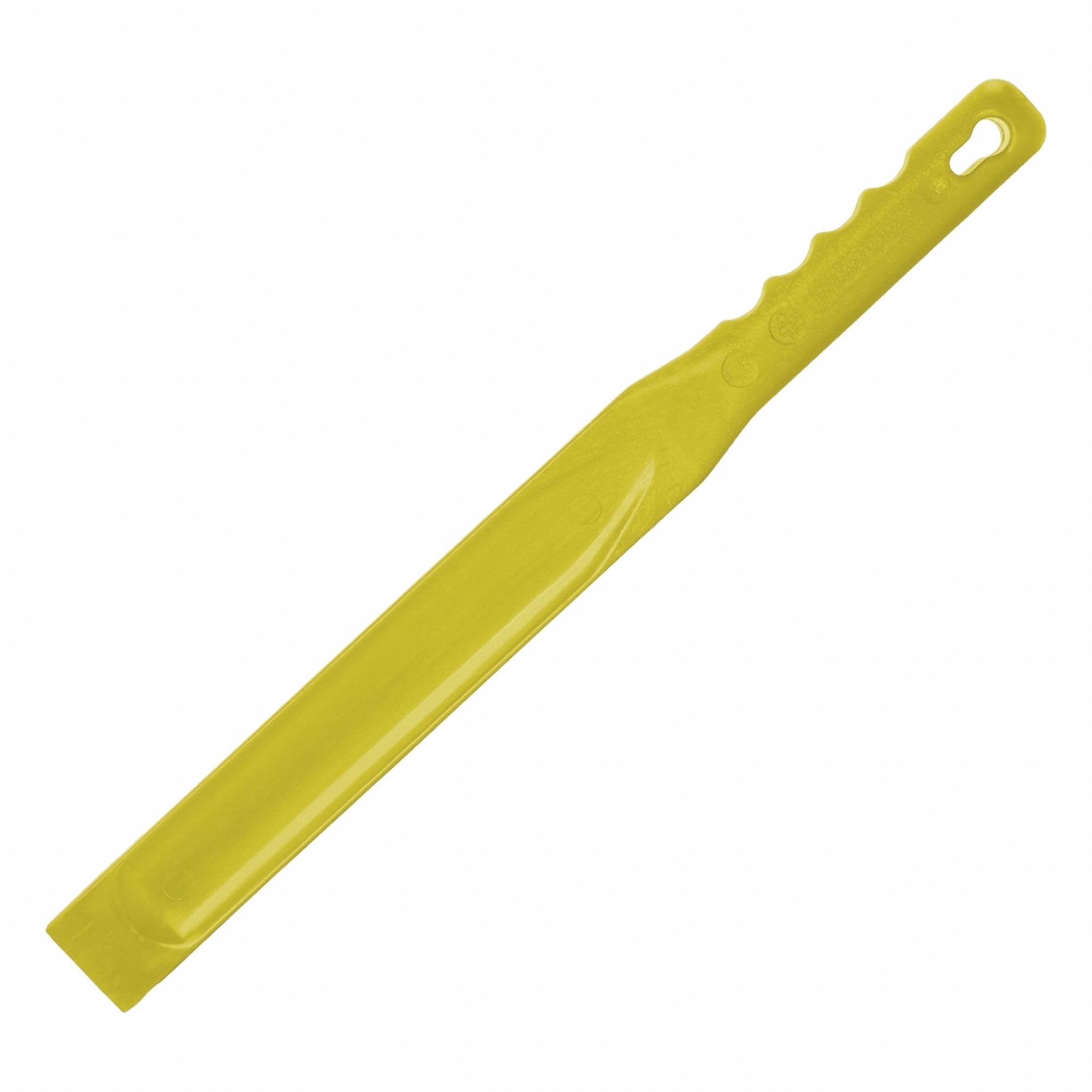 Metal Detectable Scraper: Polypropylene, 10 1/4 in Blade Lg, 16 3/8 in Overall Lg