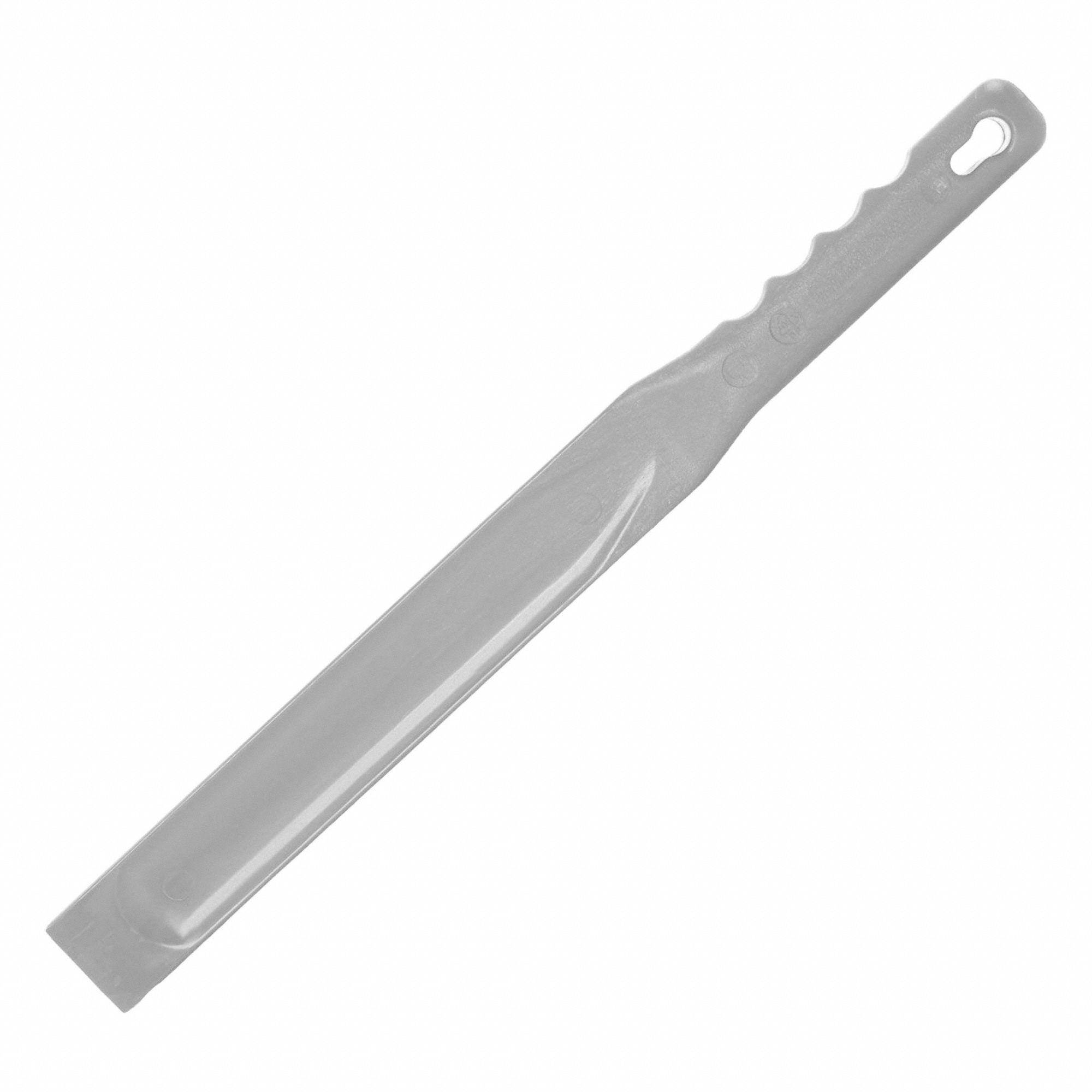 Metal Detectable Scraper: Polypropylene, 10 1/4 in Blade Lg, 16 3/8 in Overall Lg