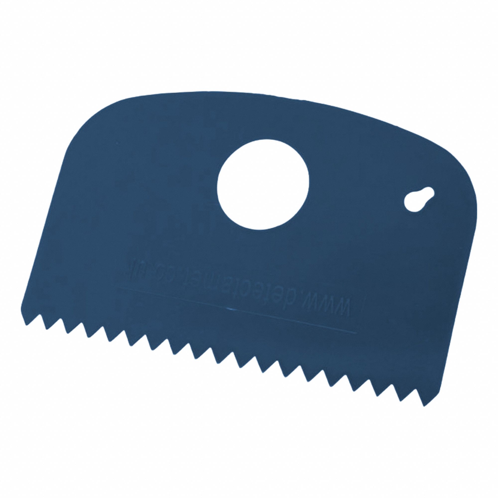Metal Detectable Scraper: Polymer, 6 1/4 in Overall Lg, Polymer, FDA Compliant