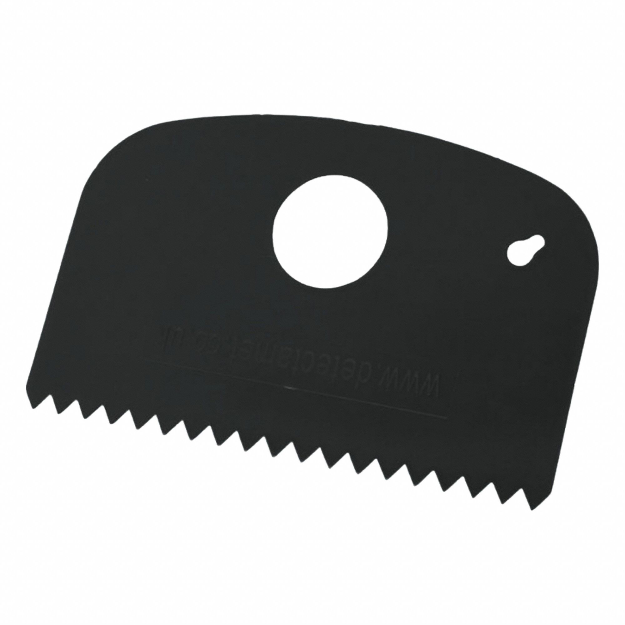 Metal Detectable Scraper: Polymer, 6 1/4 in Overall Lg, Polymer, FDA Compliant