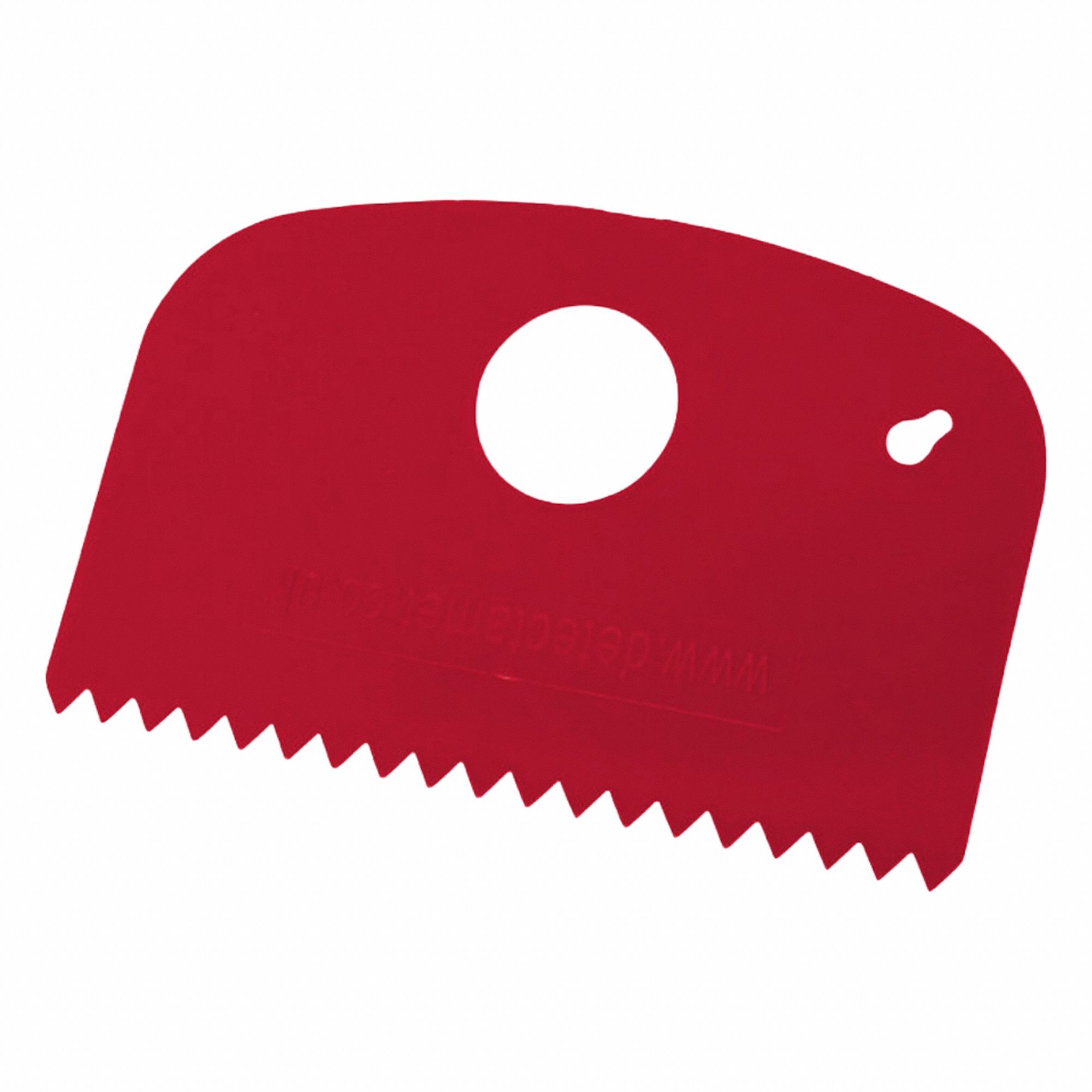 Metal Detectable Scraper: Polymer, 6 1/4 in Overall Lg, Polymer, FDA Compliant