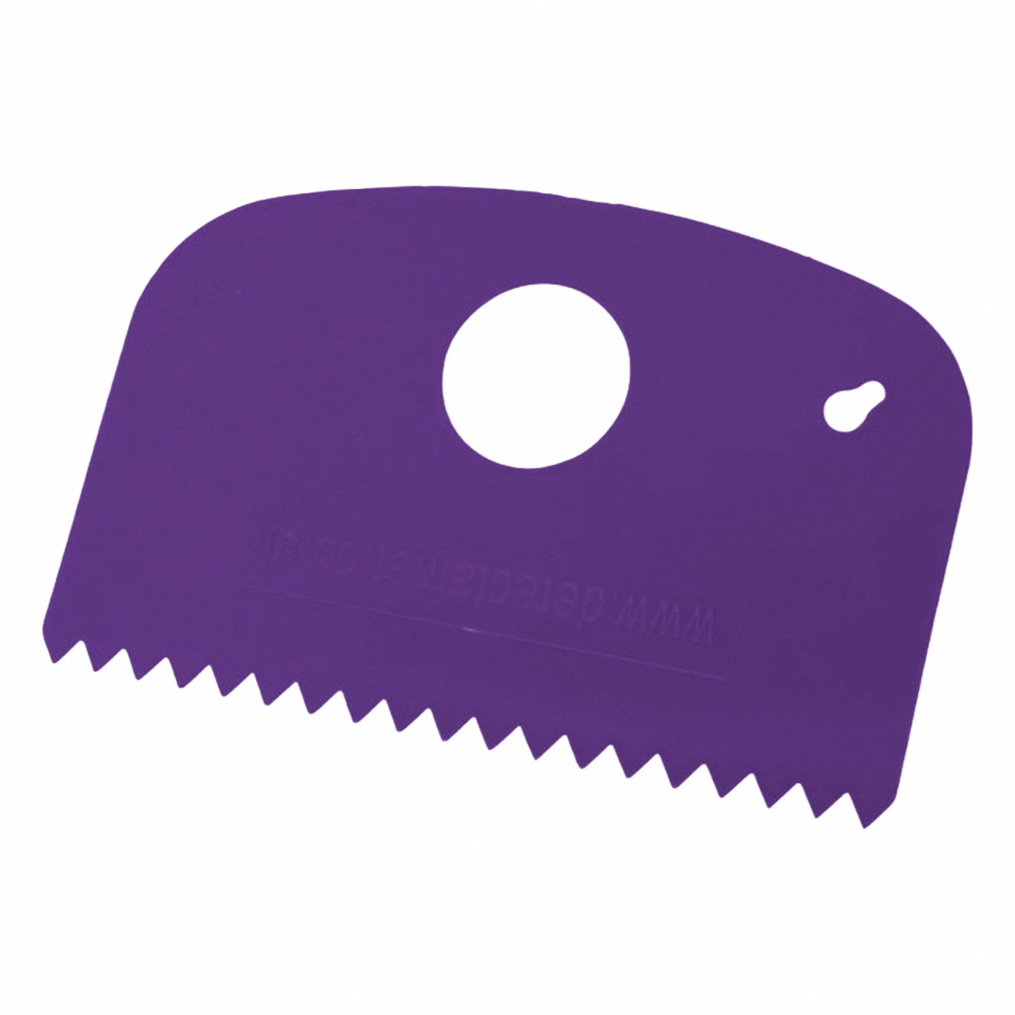 Metal Detectable Scraper: Polymer, 6 1/4 in Overall Lg, Polymer, FDA Compliant