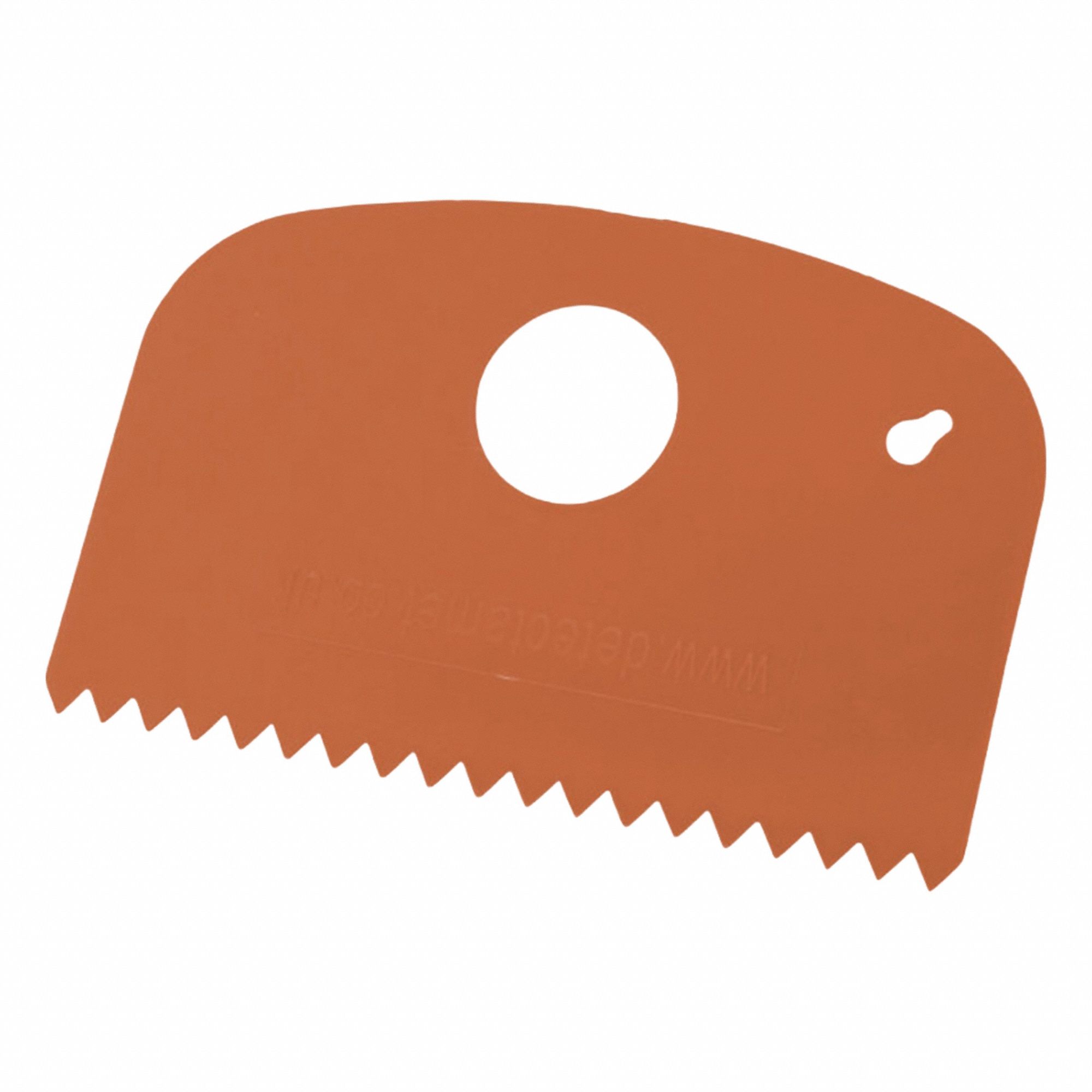 Metal Detectable Scraper: Polymer, 6 1/4 in Overall Lg, Polymer, FDA Compliant