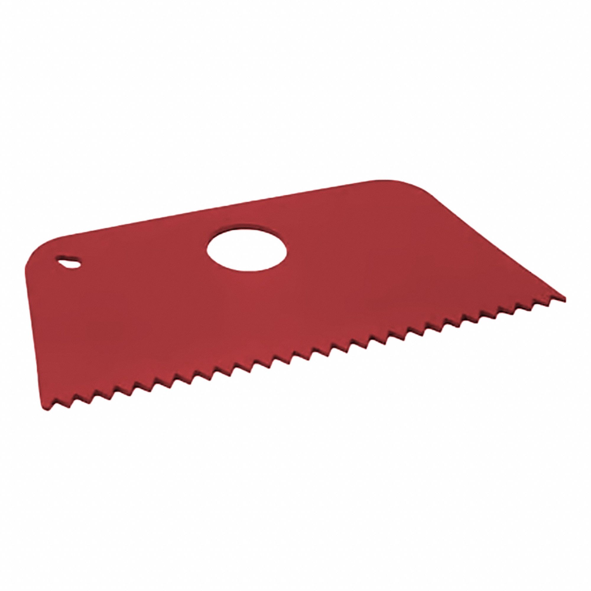 Metal Detectable Scraper: Polymer, 8 7/8 in Overall Lg, Polymer, FDA Compliant