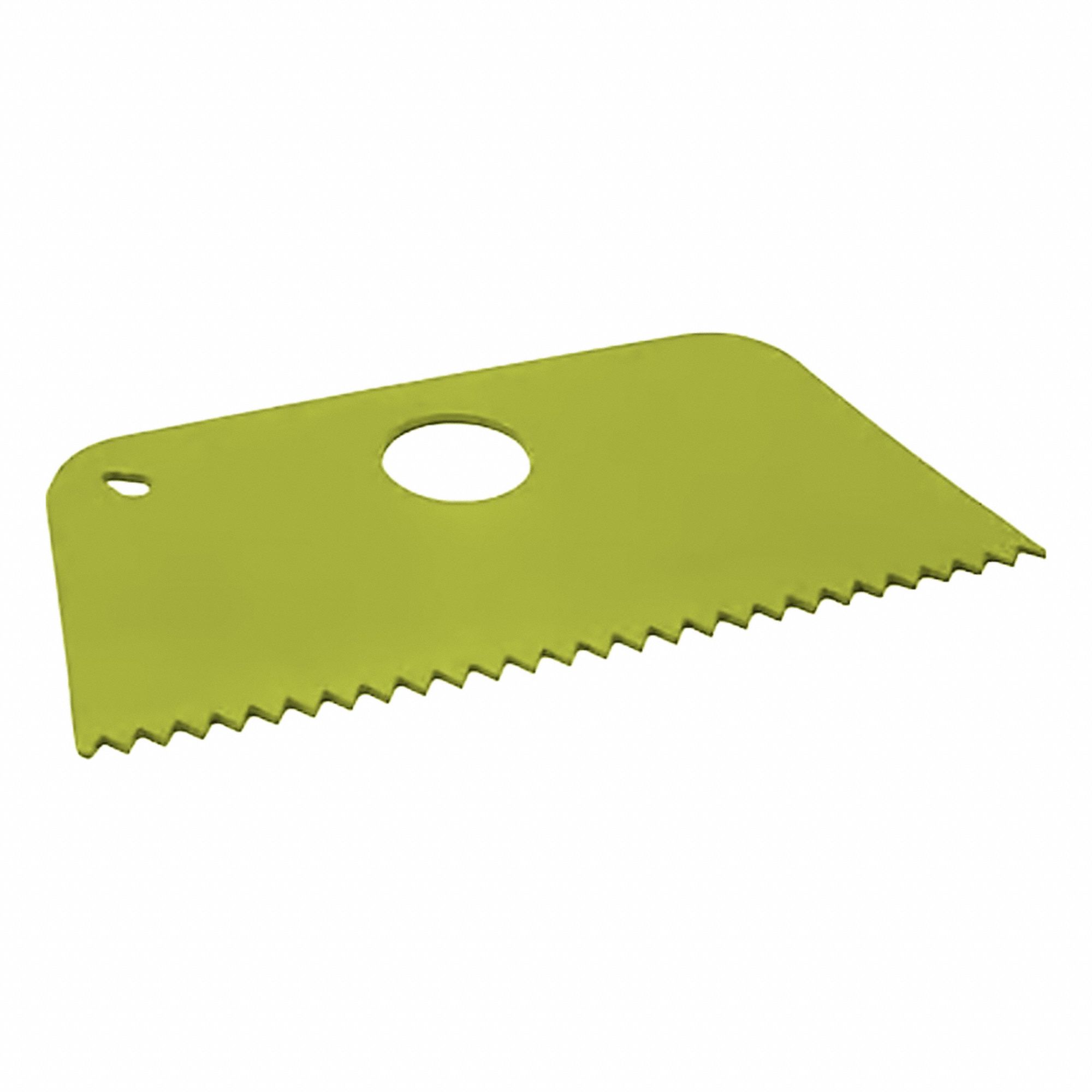 Metal Detectable Scraper: Polymer, 8 7/8 in Overall Lg, Polymer, FDA Compliant