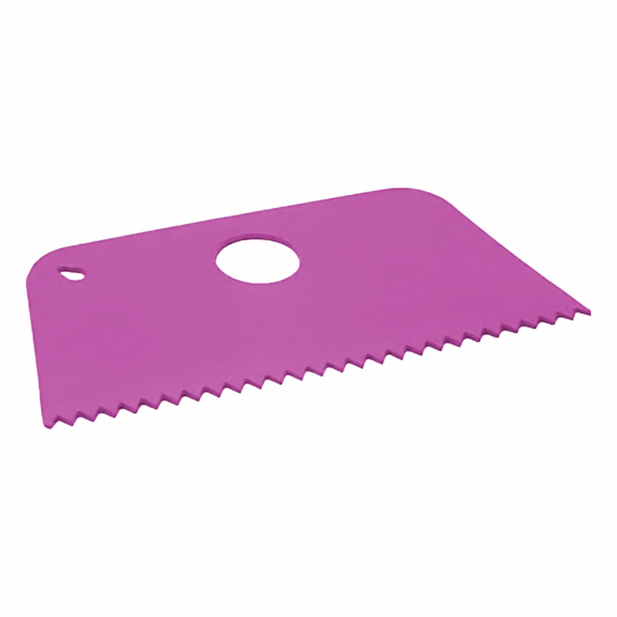 Metal Detectable Scraper: Polymer, 8 7/8 in Overall Lg, Polymer, FDA Compliant