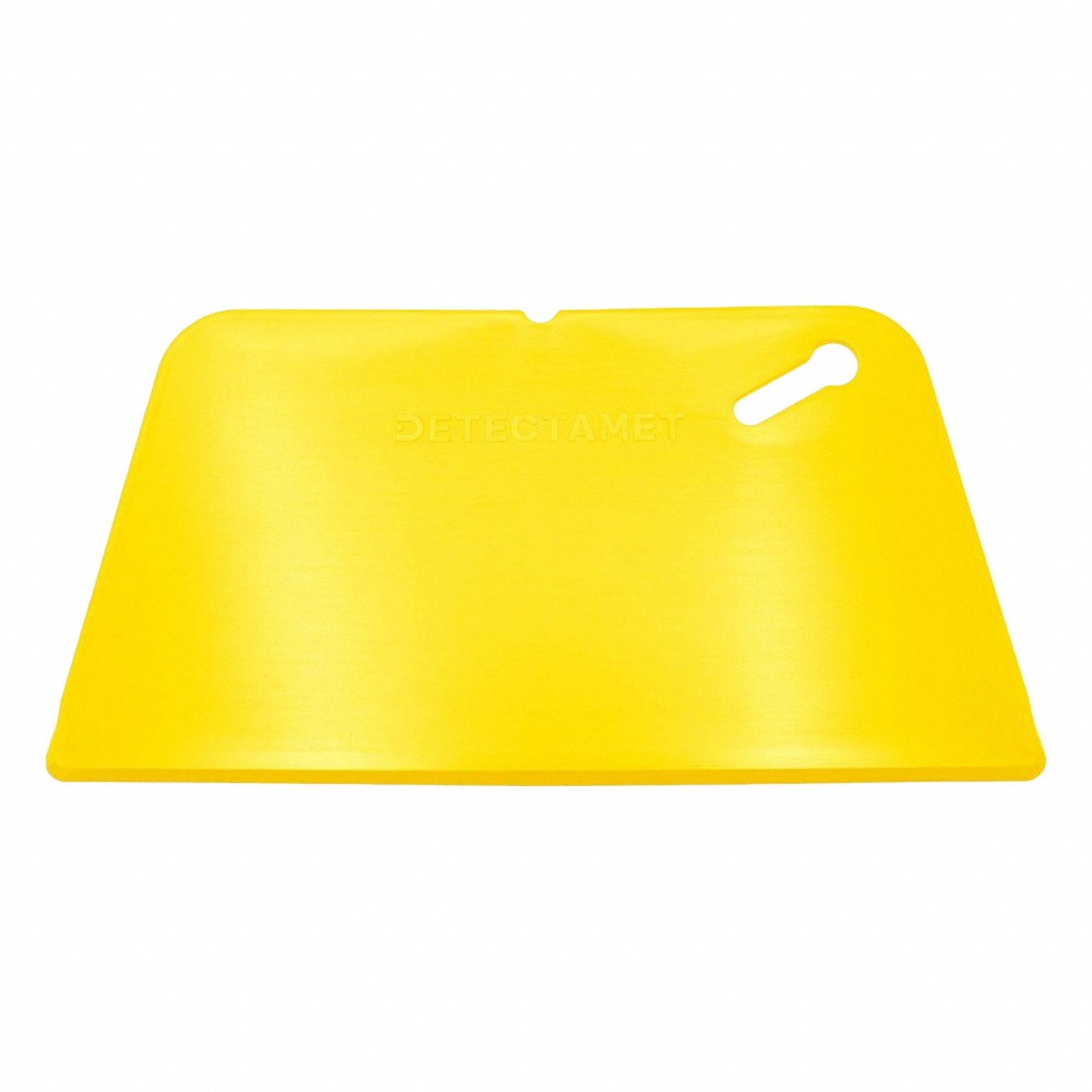 Metal Detectable Scraper: Polypropylene, 8 7/8 in Overall Lg, Polypropylene
