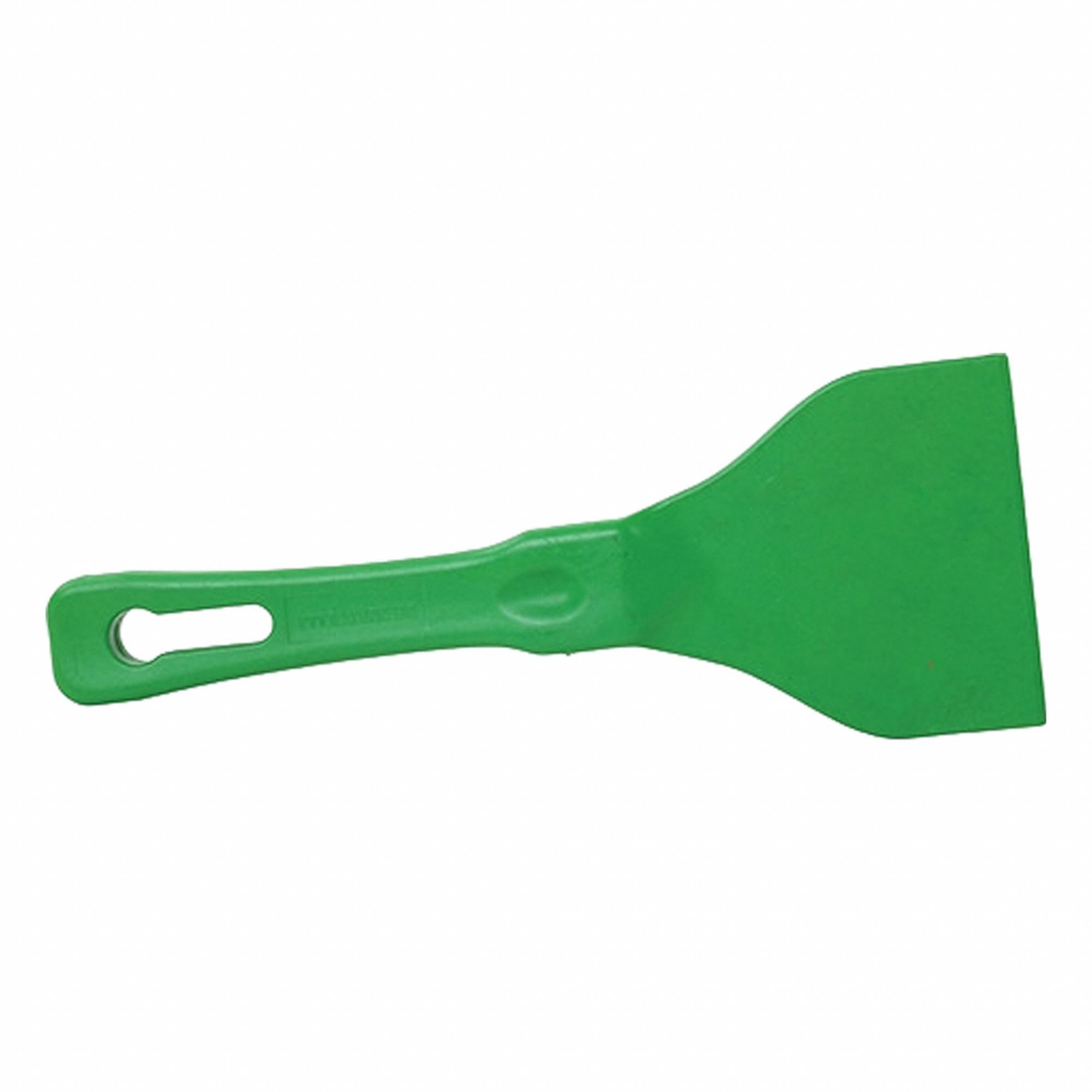 Metal Detectable Scraper: Polymer, 3 in Overall Lg, Polymer, FDA Compliant