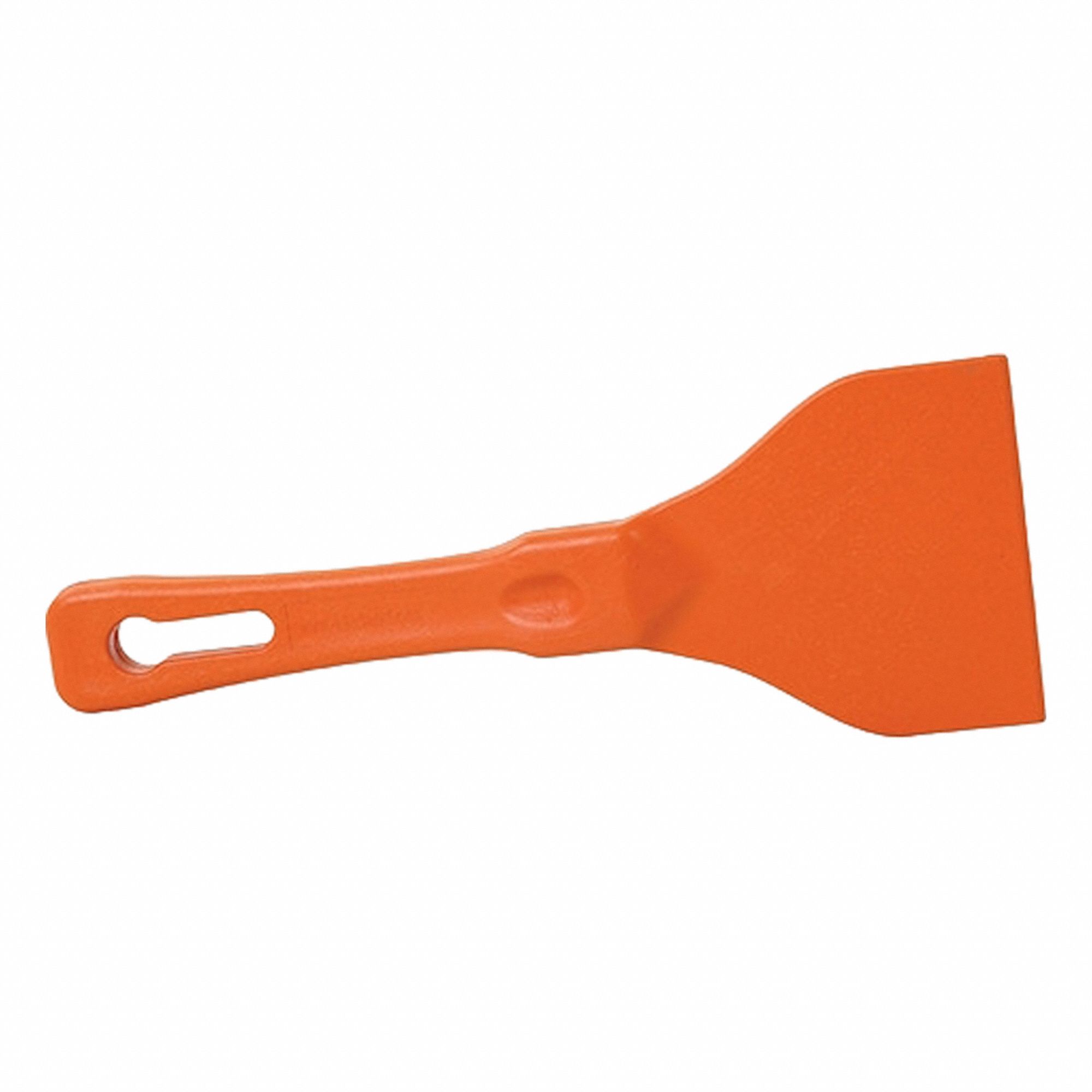 Metal Detectable Scraper: Polymer, 3 in Overall Lg, Polymer, FDA Compliant