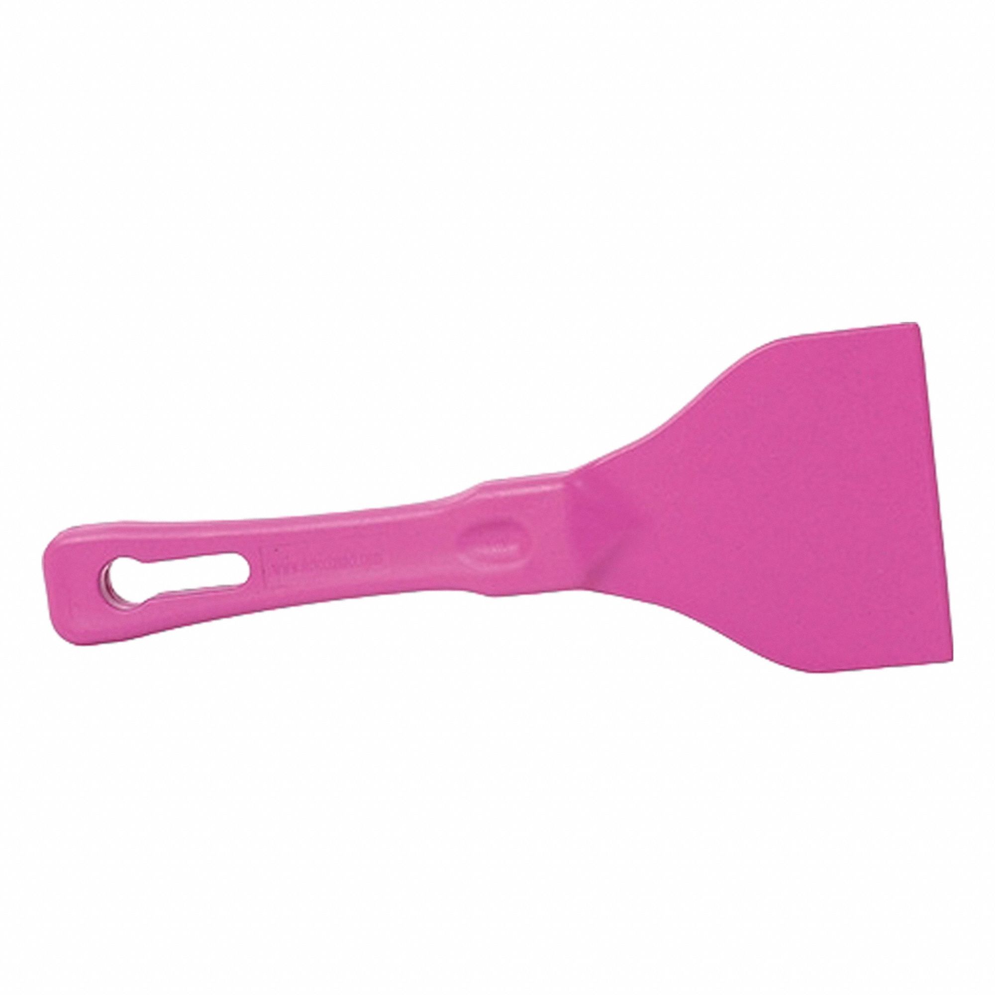 Metal Detectable Scraper: Polymer, 3 in Overall Lg, Polymer, FDA Compliant